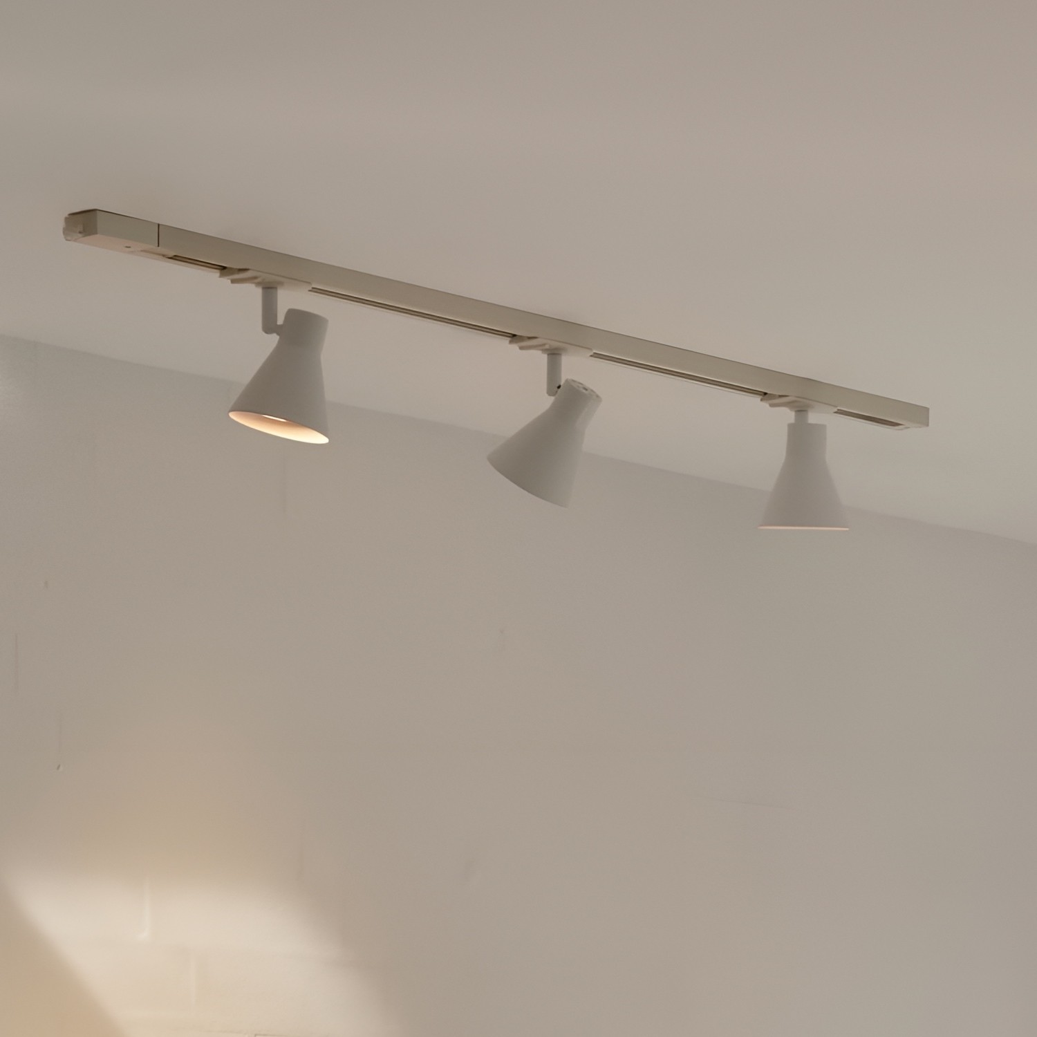 Nordlux Eik Link 3-Kit + 1M Rail - spot sur rail GU10 - Ø 8,5 x - blanc