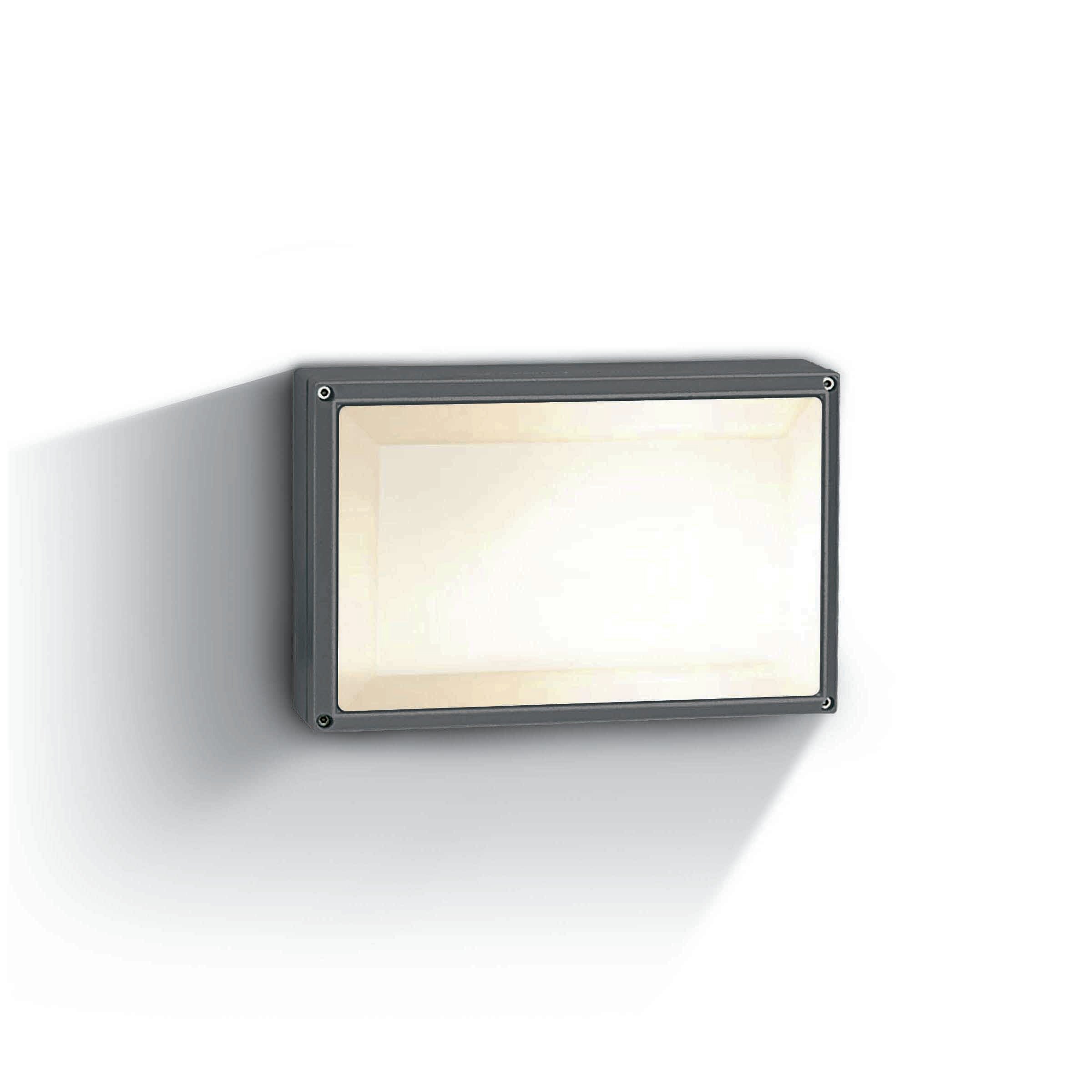 ONE Light Square E27 Outdoor - plafonnier extérieur - 27,5 x cm - IP54 - anthracite