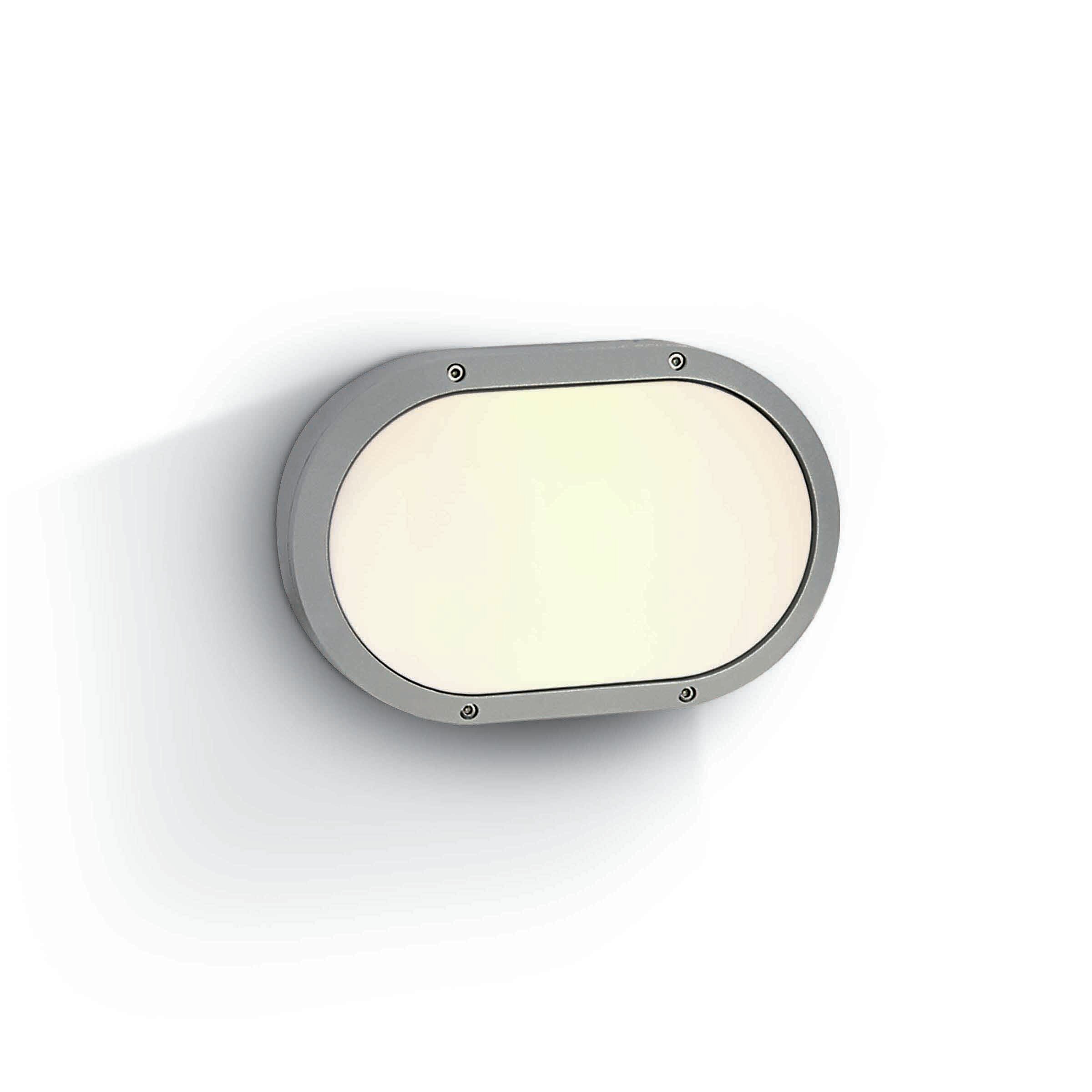 ONE Light Round E27 Outdoor - plafonnier extérieur - 27,3 x ,1 cm - IP54 - gris