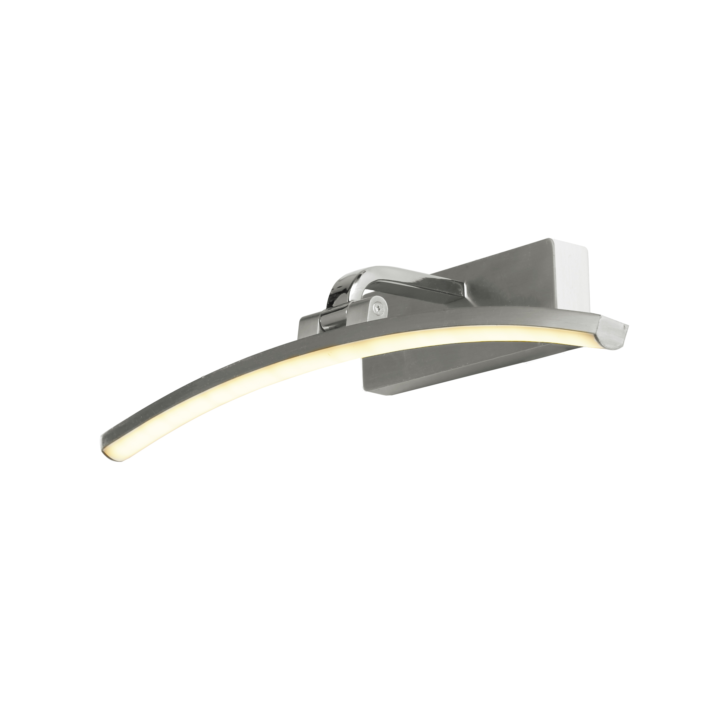Searchlight Santorini - applique murale - cm - 9W LED inclus - argent satiné et chrome