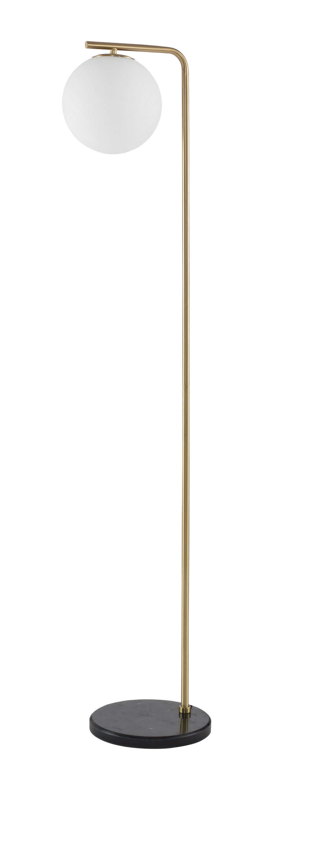 Nova Luce Alvarez - lampadaire - - or satiné et opale