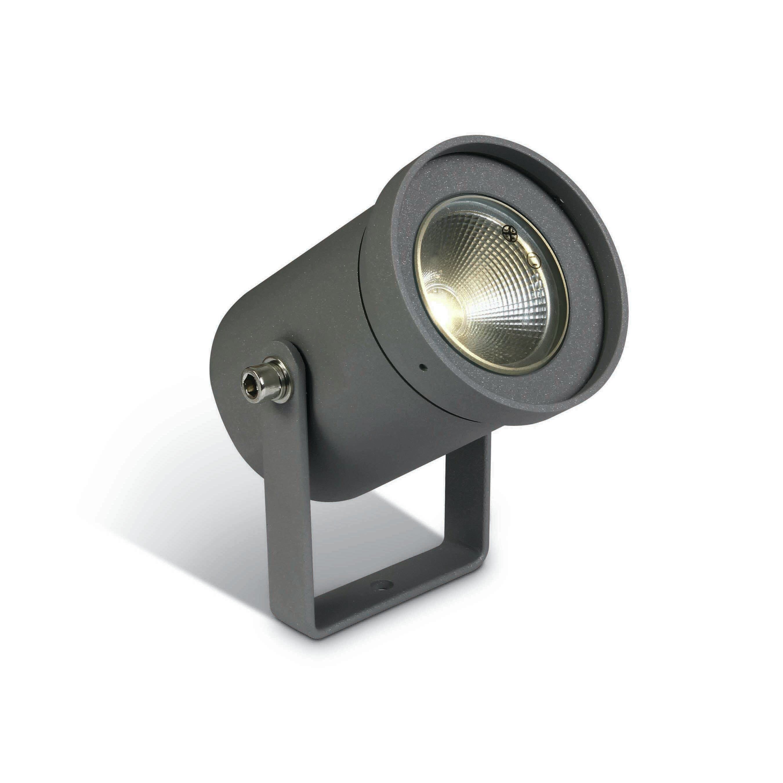 ONE Light Garden Round - spot au sol sur piquet - Ø 6,9 x - 3W LED inclus - IP65 - anthracite