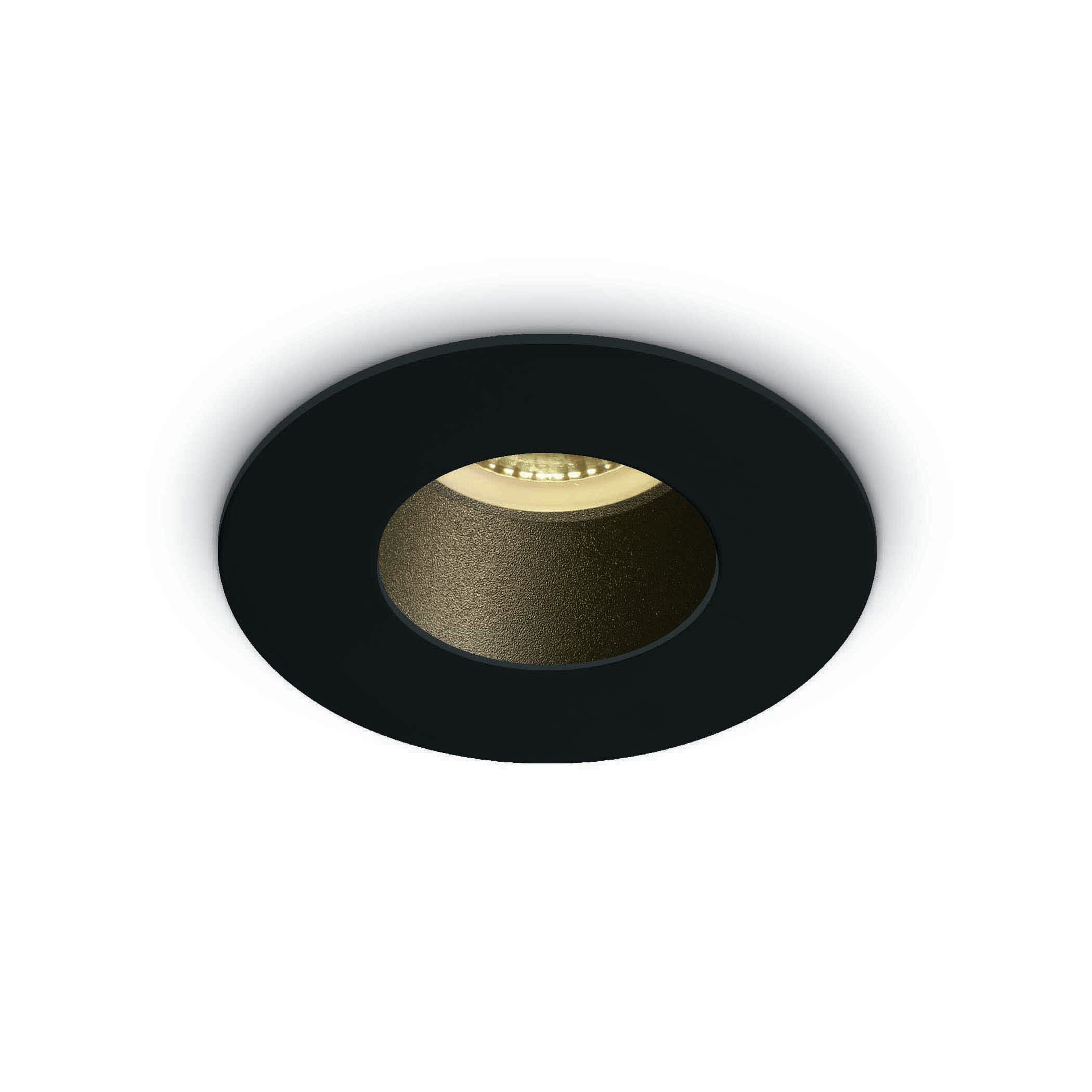 ONE Light Chill Out Range - spot encastrable - Ø 79 mm, Ø 70 mm encastrable - noir — vue 3