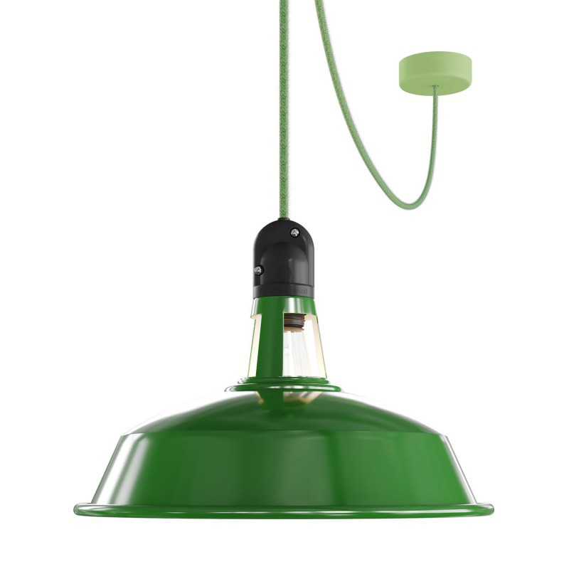 Creative Cables Eiva - lampe suspendue - Ø ,6 cm - IP65 - vert