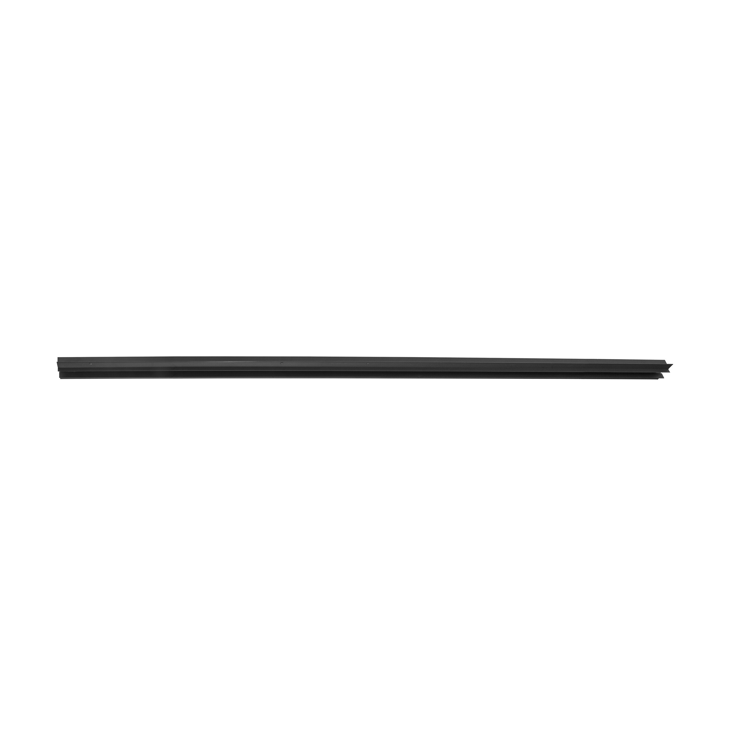 Nova Luce Planet 03 - profilé magnétique encastré sans garniture pour plafonds en plâtre - ,5 x 3,9 cm - noir sable