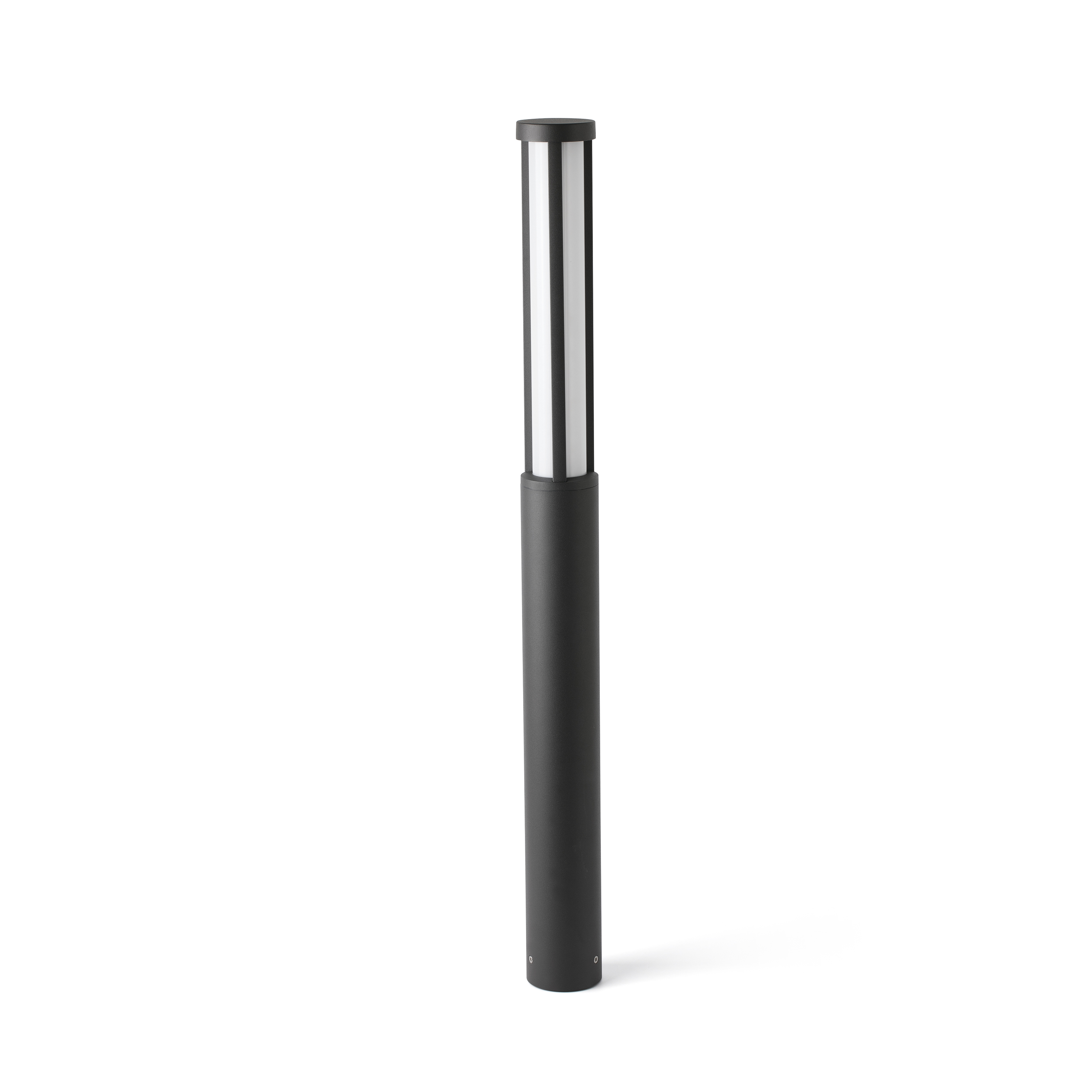Faro Logar - lampe de jardin - Ø cm - 23W LED inclus - IP54 - gris foncé