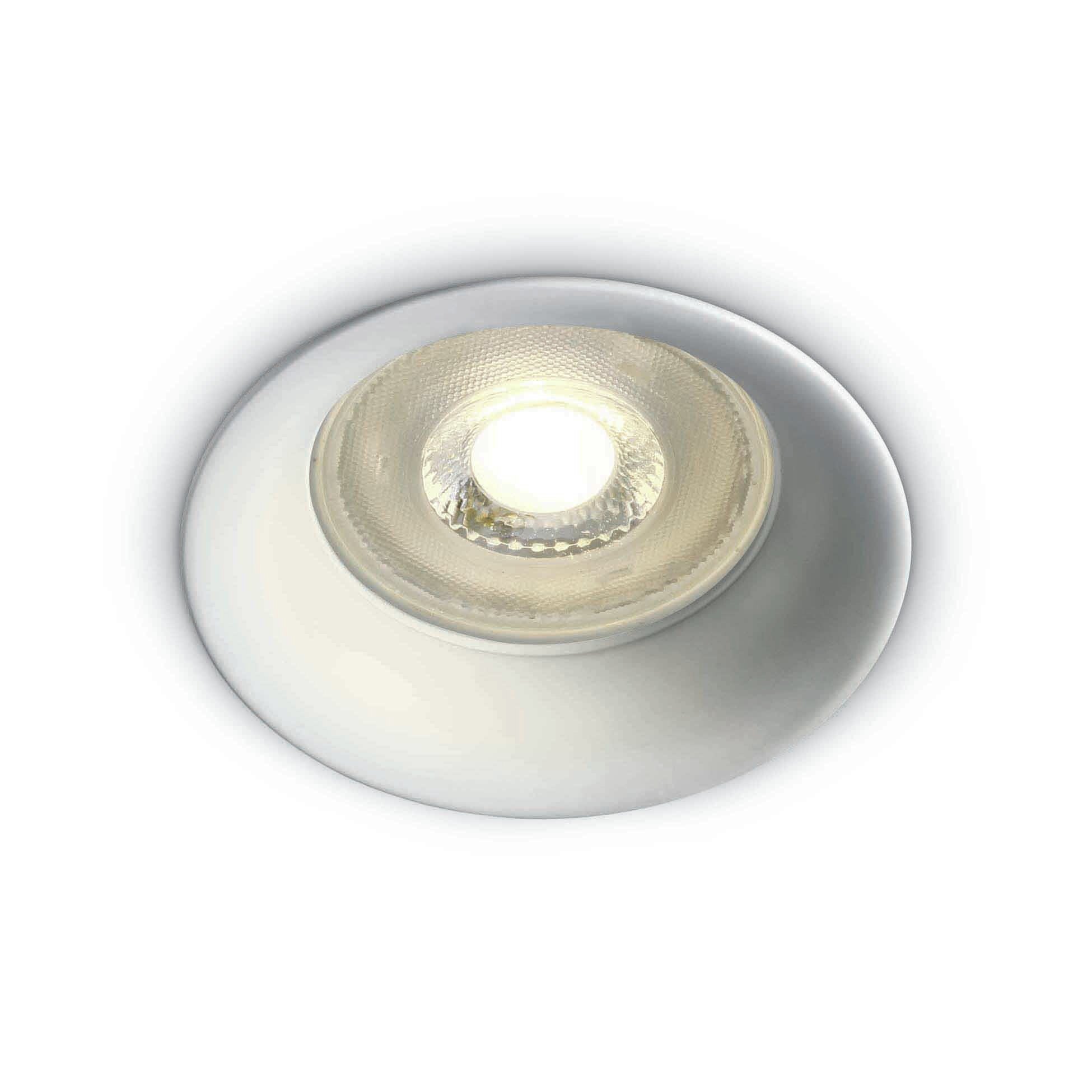 ONE Light - spot encastrable - Ø 69 mm, Ø 62 mm encastrable - blanc — vue 3