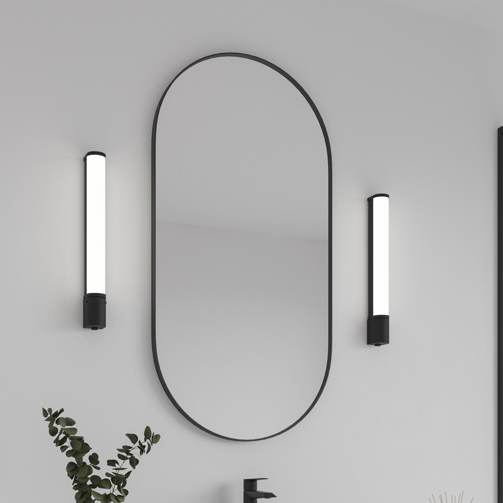Nordlux Malaika 49 - applique murale - 49,4 x ,5 cm - 6W LED inclus - IP44 - noir