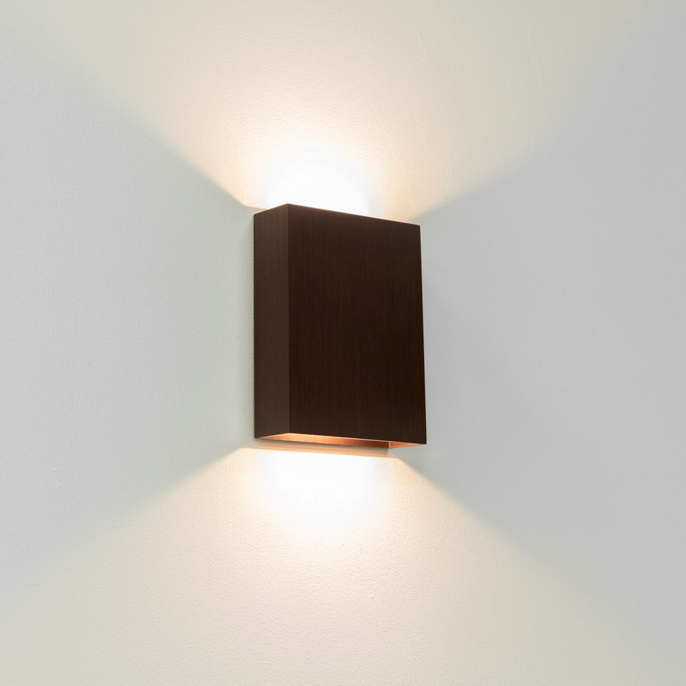 Artdelight Memphis - applique murale - x - 6W LED inclus - IP65 - noir et or