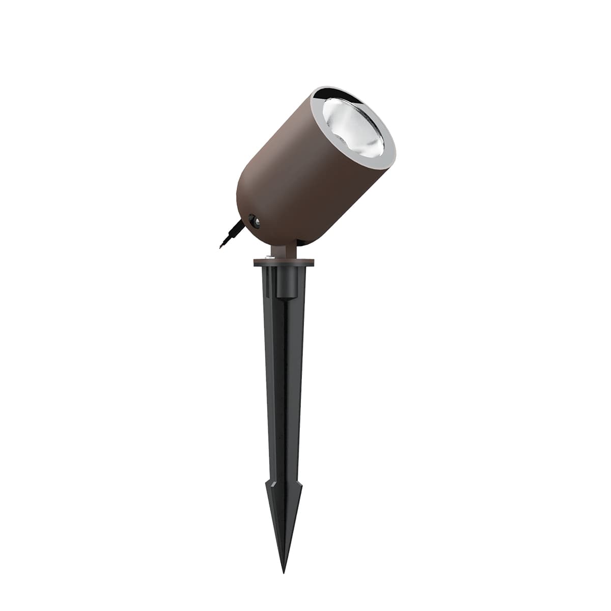 VK Lighting Sui - spot à piquet - Ø ,8 cm - 12W LED inclus - IP65 - Brun rouille