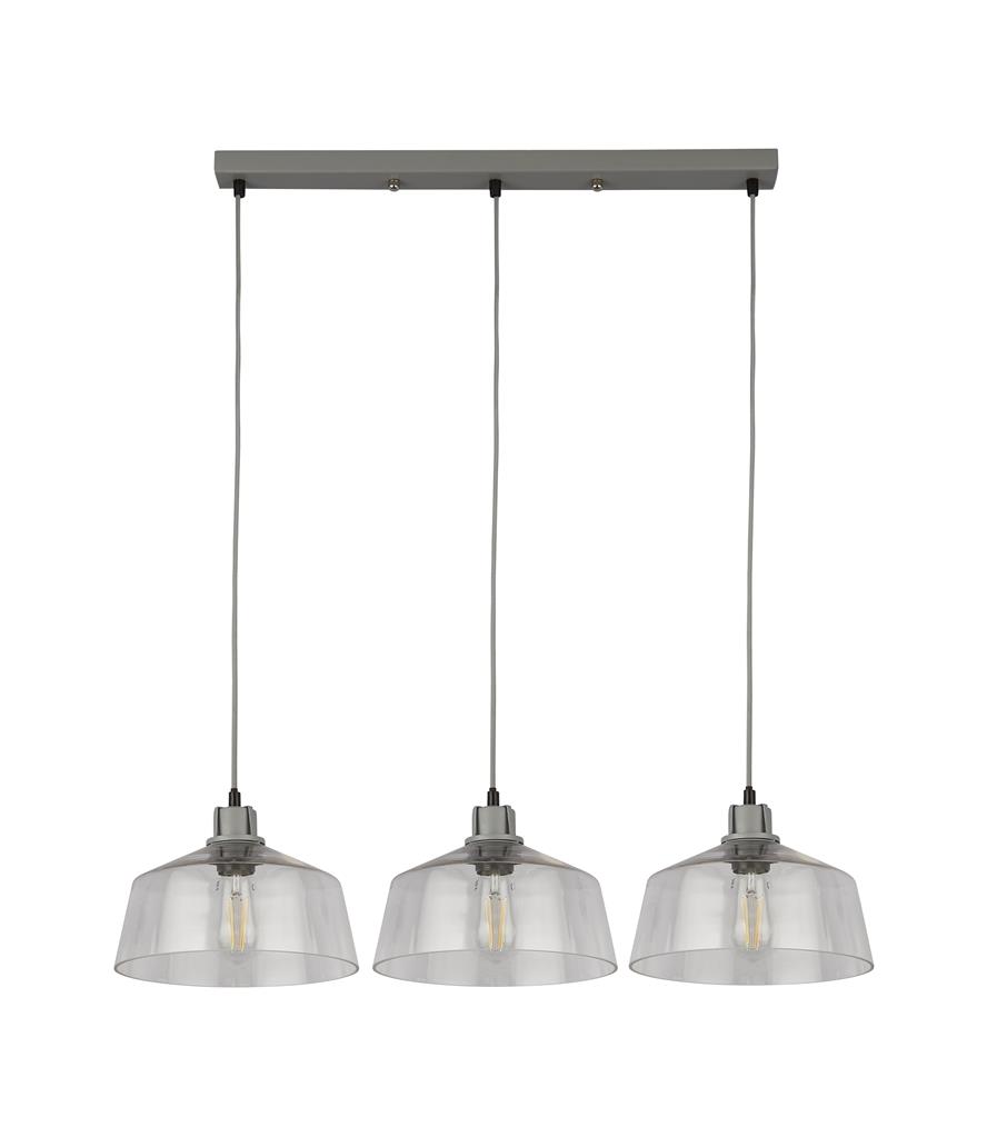 Searchlight Odeon - lampe suspendue - cm - gris