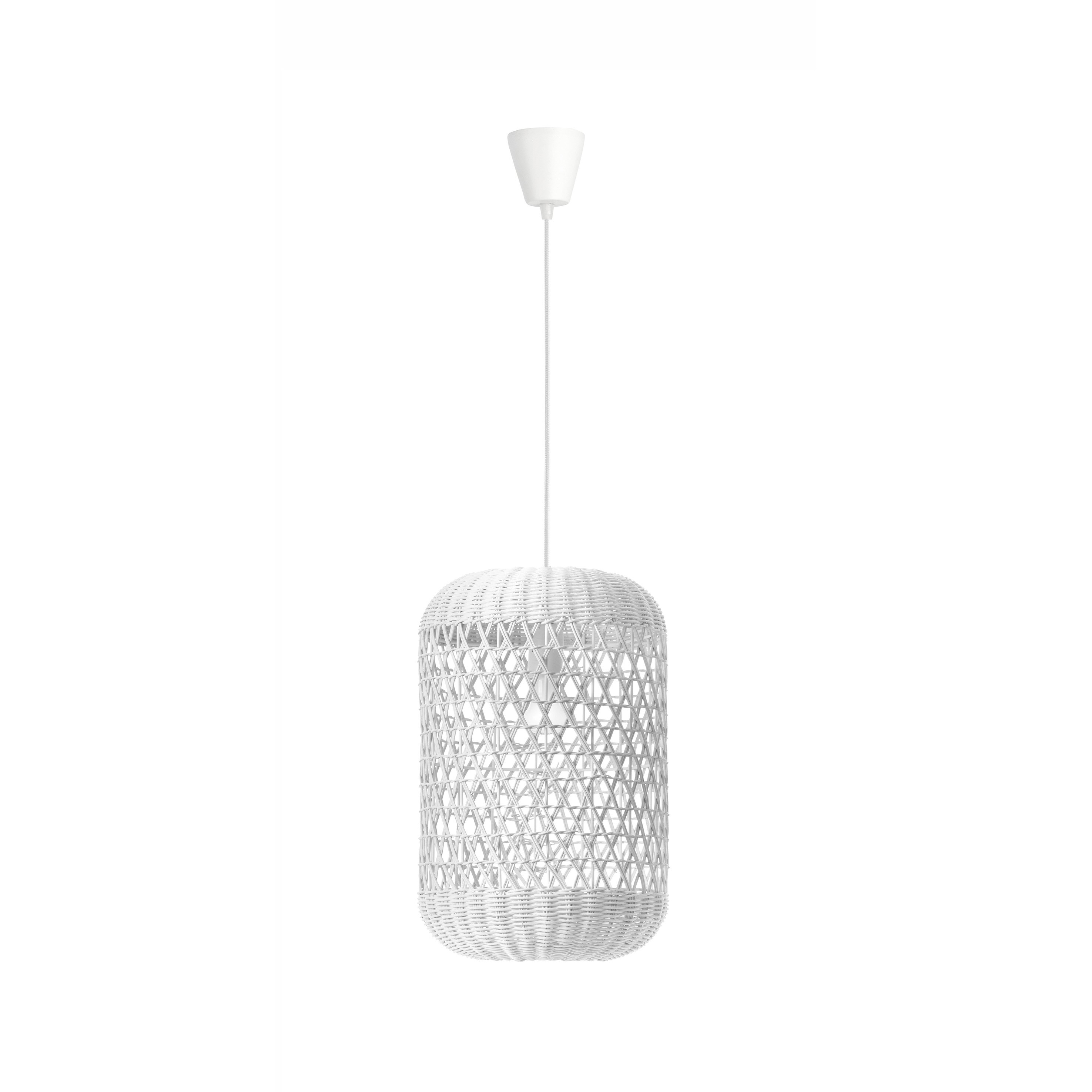 Nova Luce Aurora - lampe suspendue - Ø 24,5 x - blanc