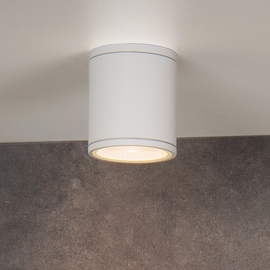 Lucide Aven - spot en saillie - Ø cm - IP65 - blanc