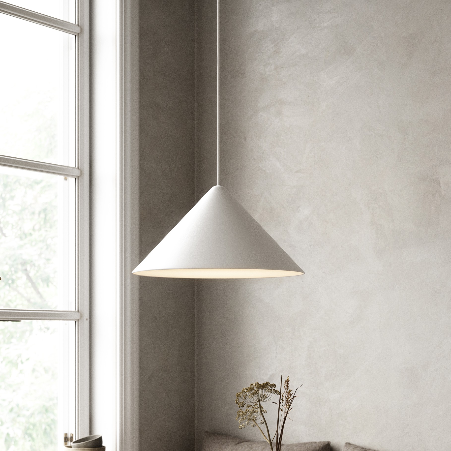 Design for the People Nono 49 - lampe suspendue - Ø ,3 cm - blanc