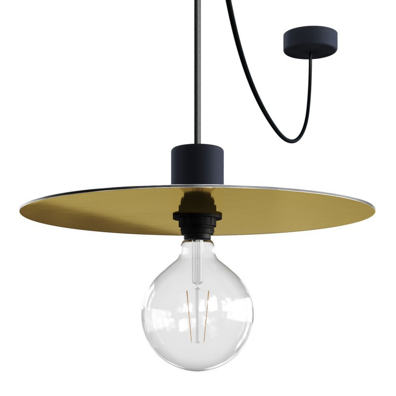 Creative Cables Elegant - lampe suspendue - Ø ,8 cm - IP65 - cuivre et or (interchangeables)