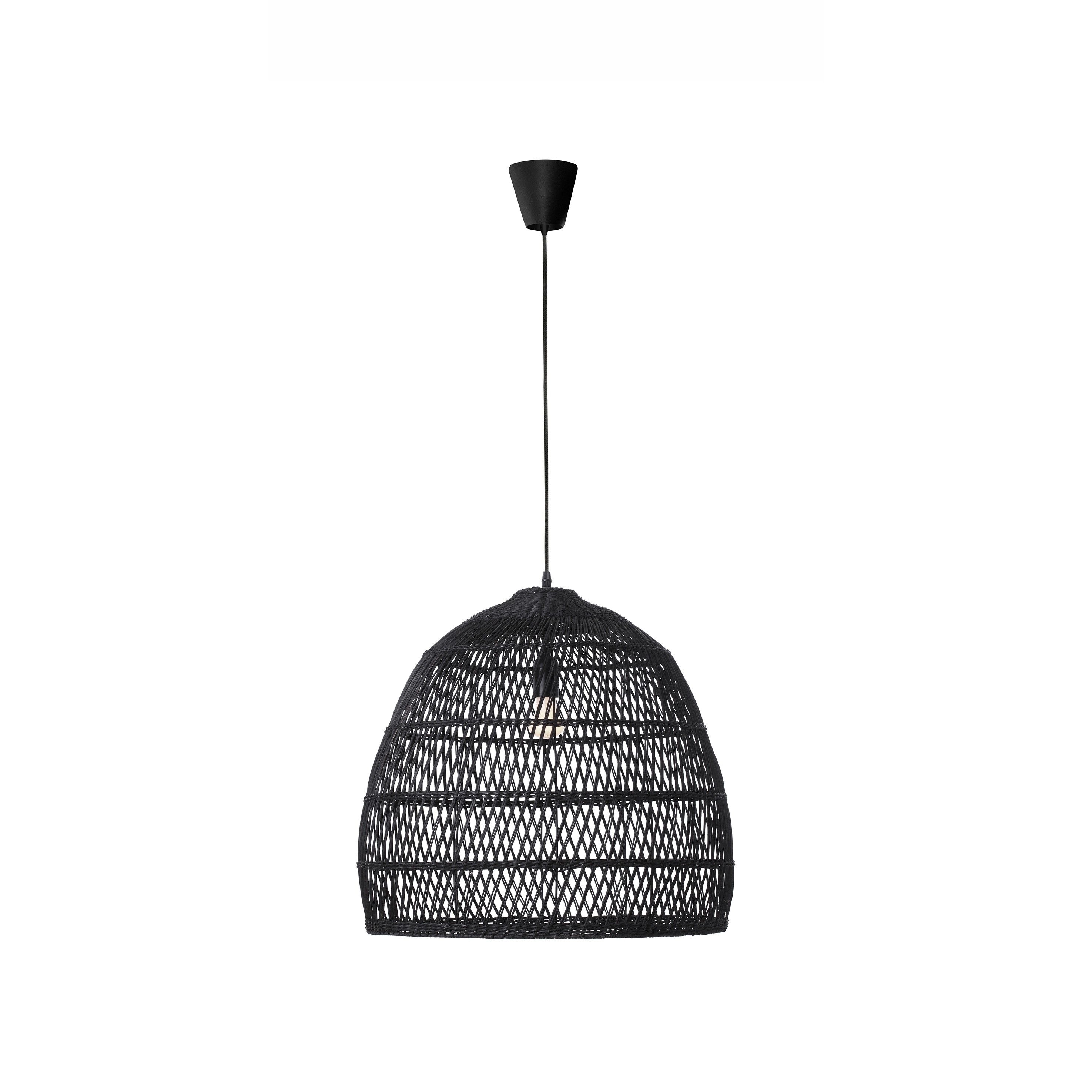 Nova Luce Destin - lampe suspendue - Ø cm - noir