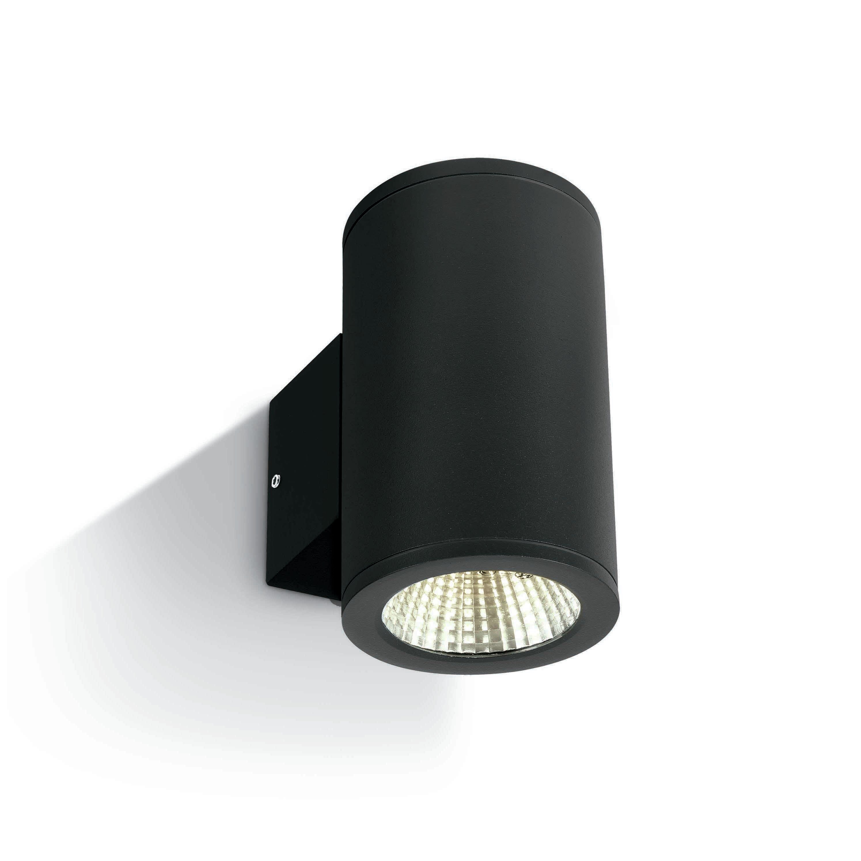 ONE Light Outdoor Wall Cylinders Up & Down Beam - applique murale extérieure - ,6 x 13,8 cm - W LED inclus - IP54 - noir