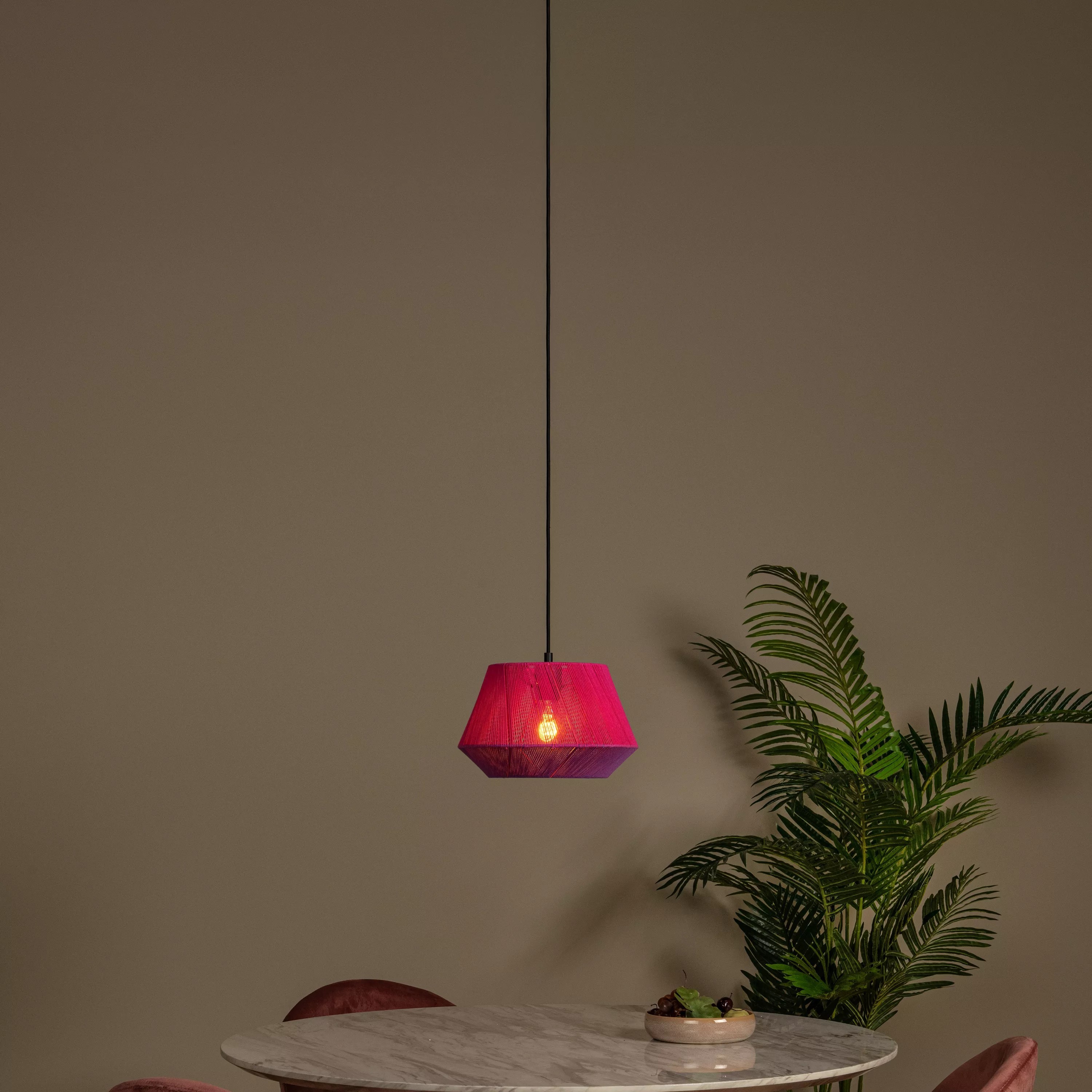 Lucide Jessica - lampe suspendue - Ø ,5 cm - rose