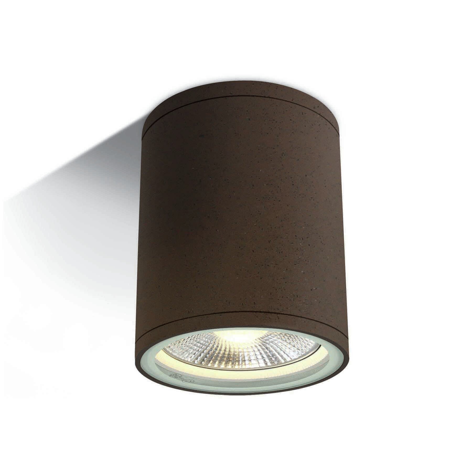 ONE Light PAR30 Outdoor Cylinders - plafonnier d"extérieur - Ø 10,6 x 13,4 cm - IP54 - brun rouille