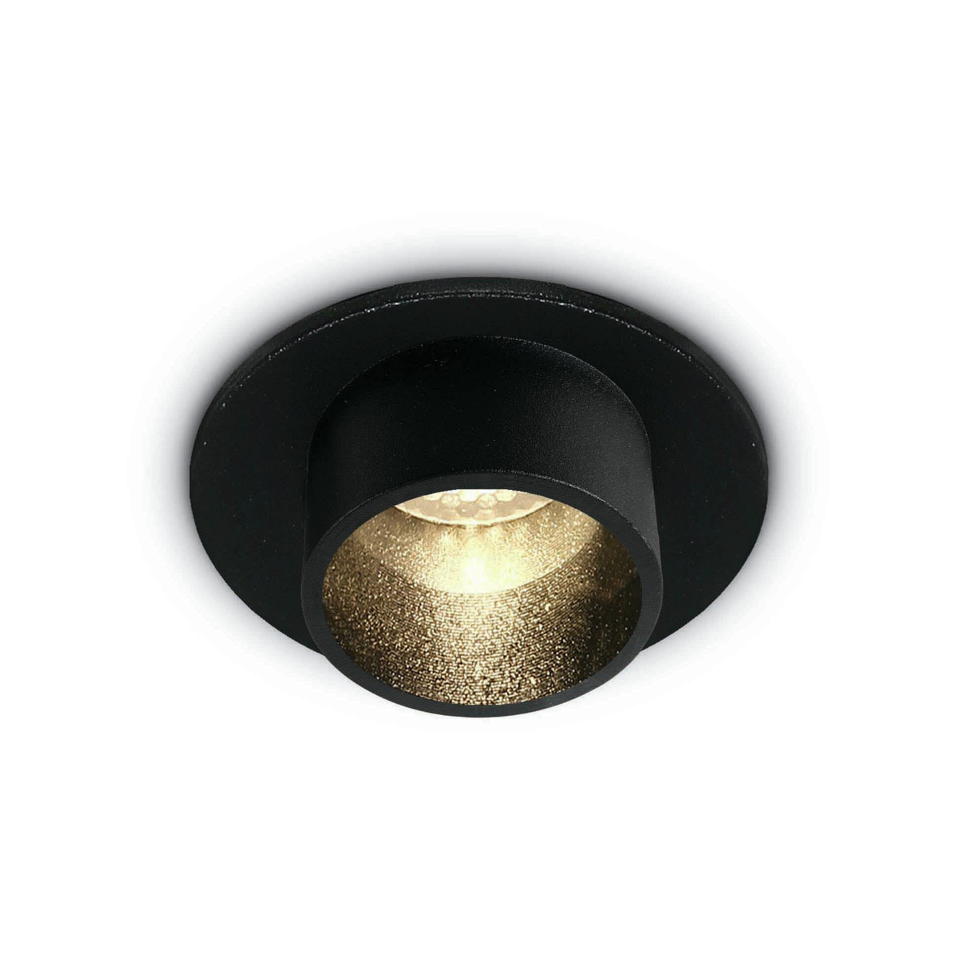 ONE Light - spot à encastrer - Ø 25 mm, Ø 20 mm à encastrer - 1W LED inclus - noir