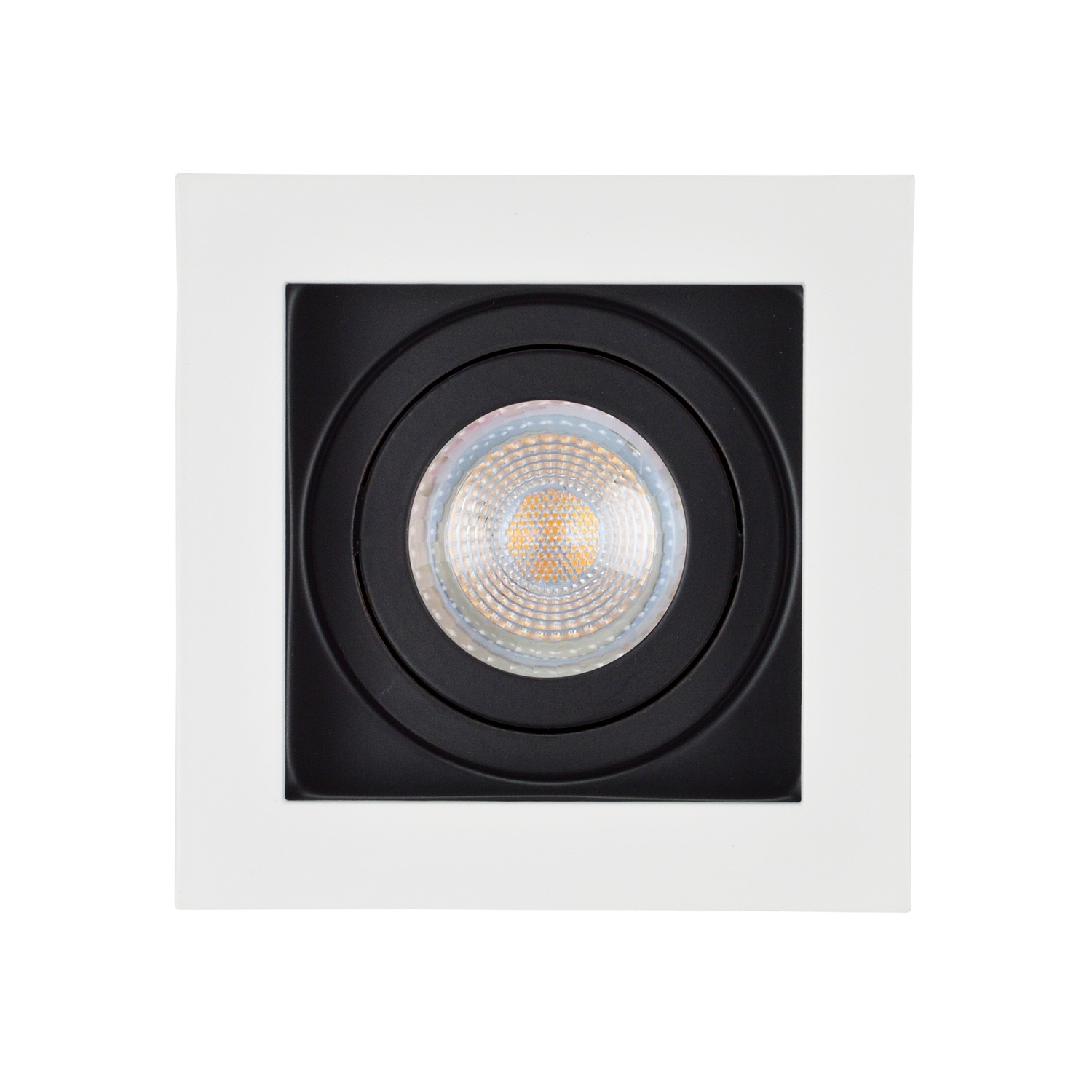 Projectlight Bloq 1 - spot encastrable - mm, mm encastrable - blanc et noir