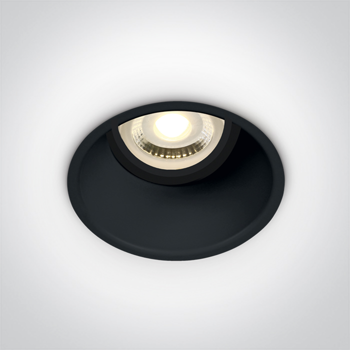 ONE Light Semi Trimless Dark Light Range - spot encastré - Ø 82 mm, Ø 75 mm encastrable - noir