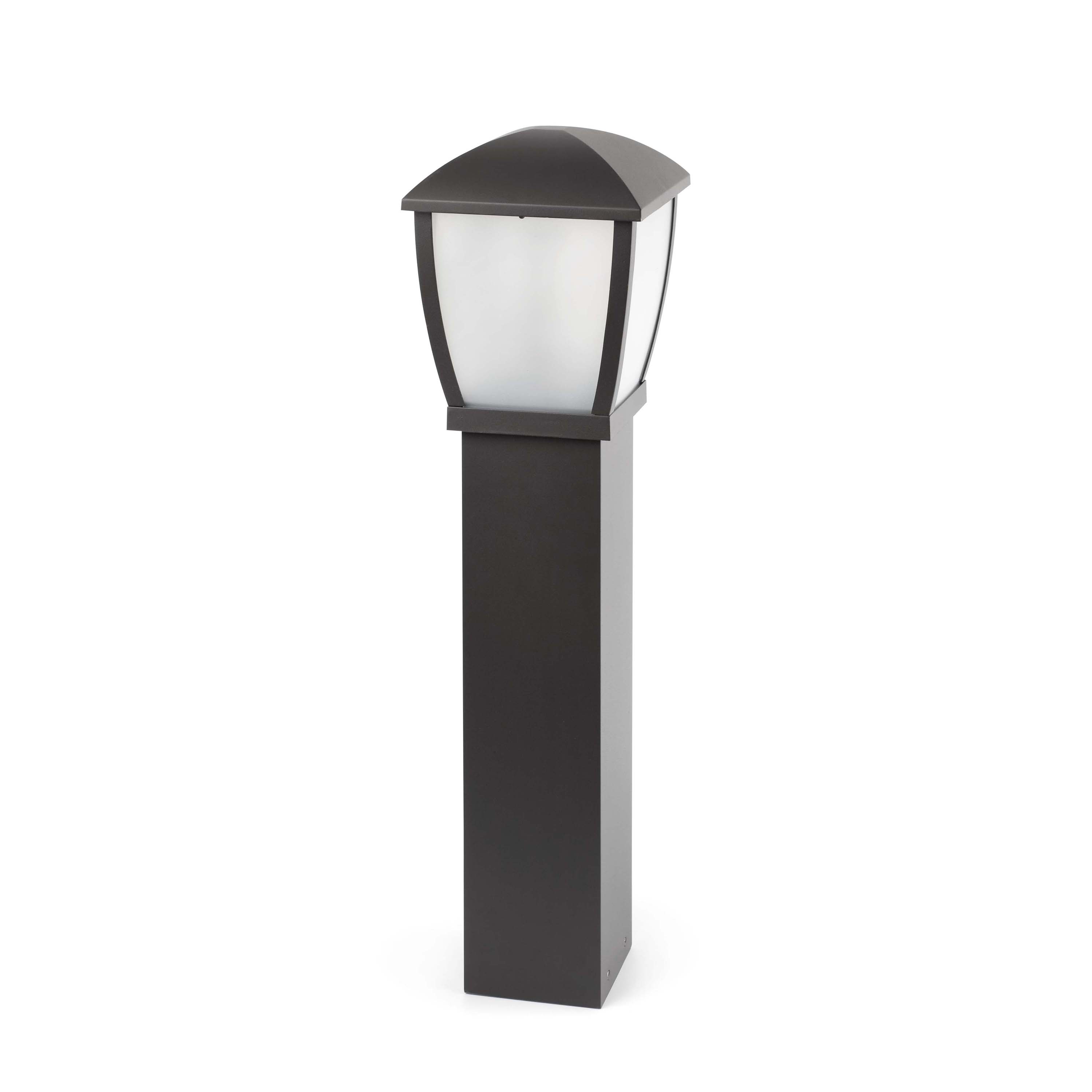 Faro Wilma - poteau de jardin - 22,5 x 22,5 x - IP44 - gris foncé