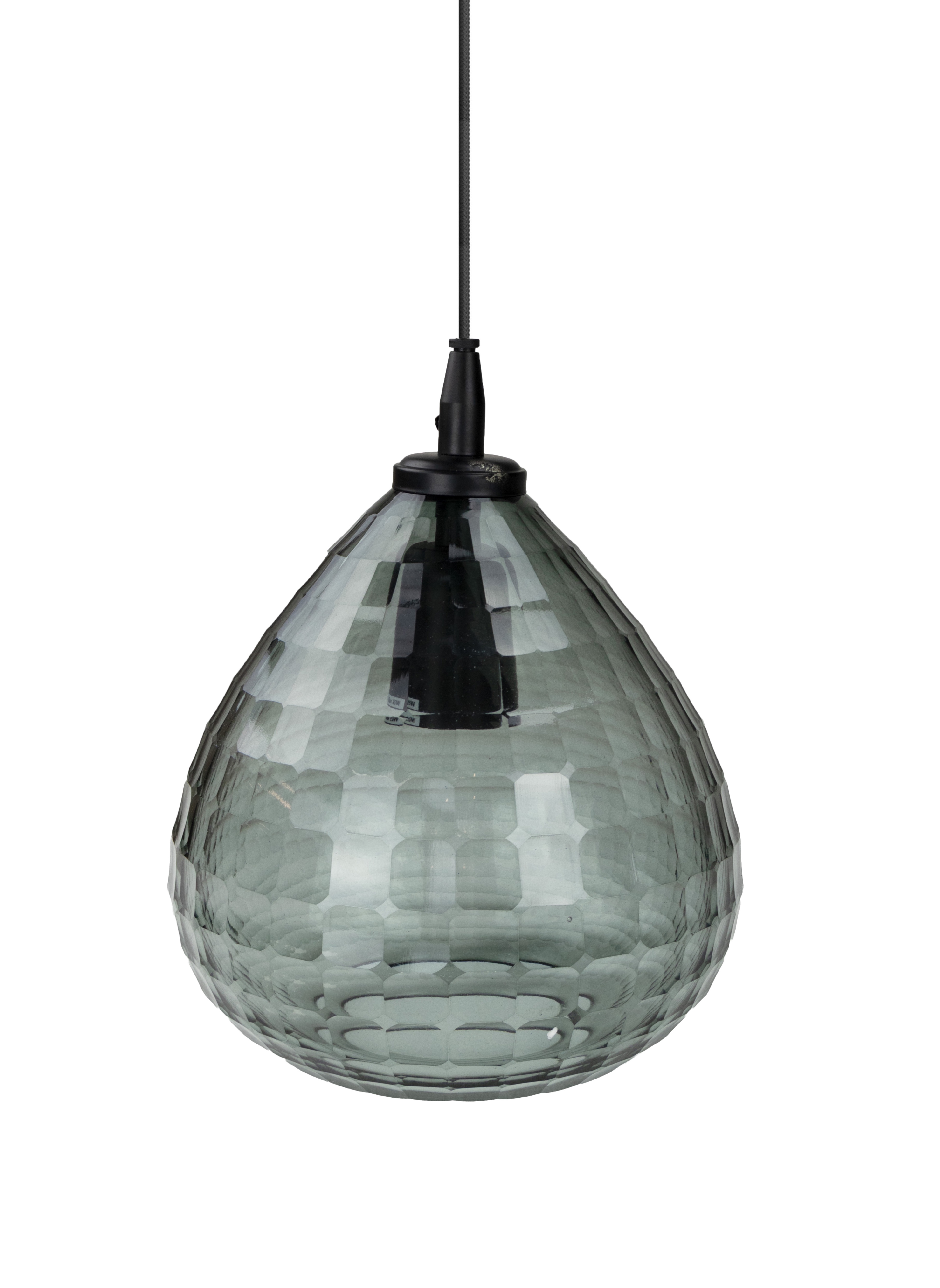 SECONDE CHANCE - Vico Hexagon - lampe suspendue - Ø cm - fumé