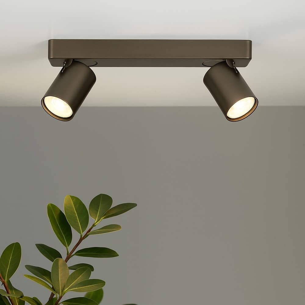 Projectlight Phoebe - spot en saillie 2L - x - bronze