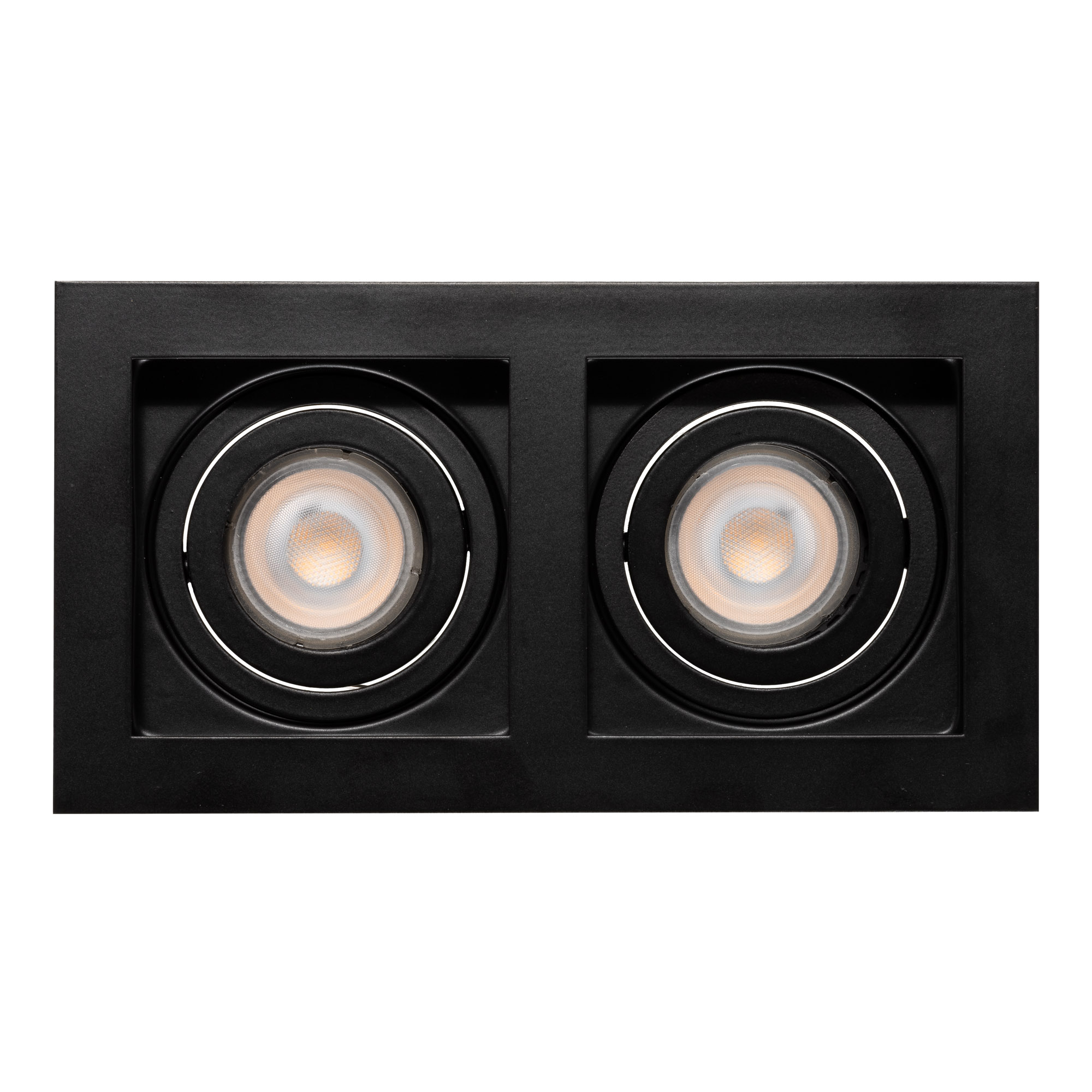 Projectlight Bloq 2L - spot encastrable - mm, mm encastrable - noir