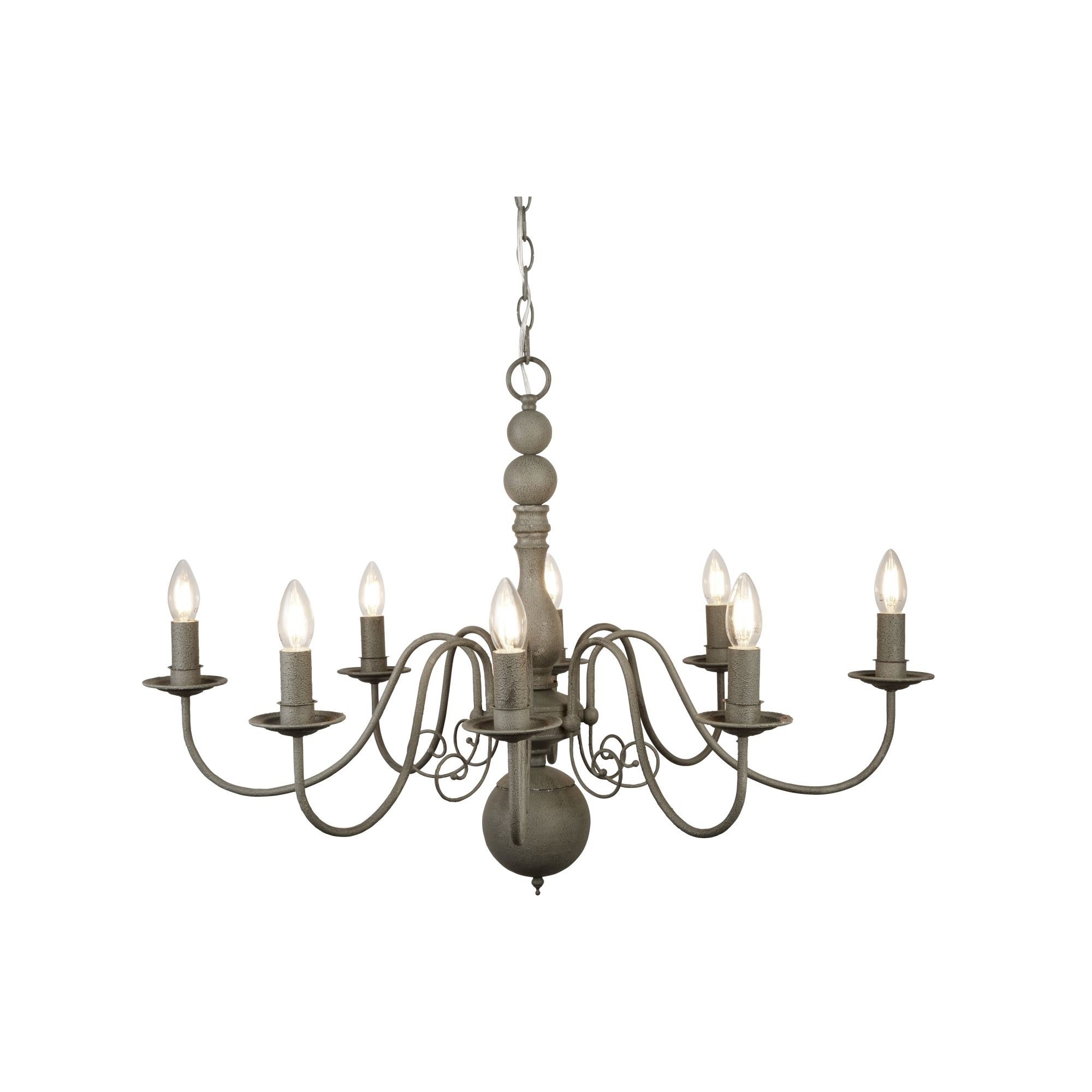 Searchlight Greythorne - lustre - x - gris