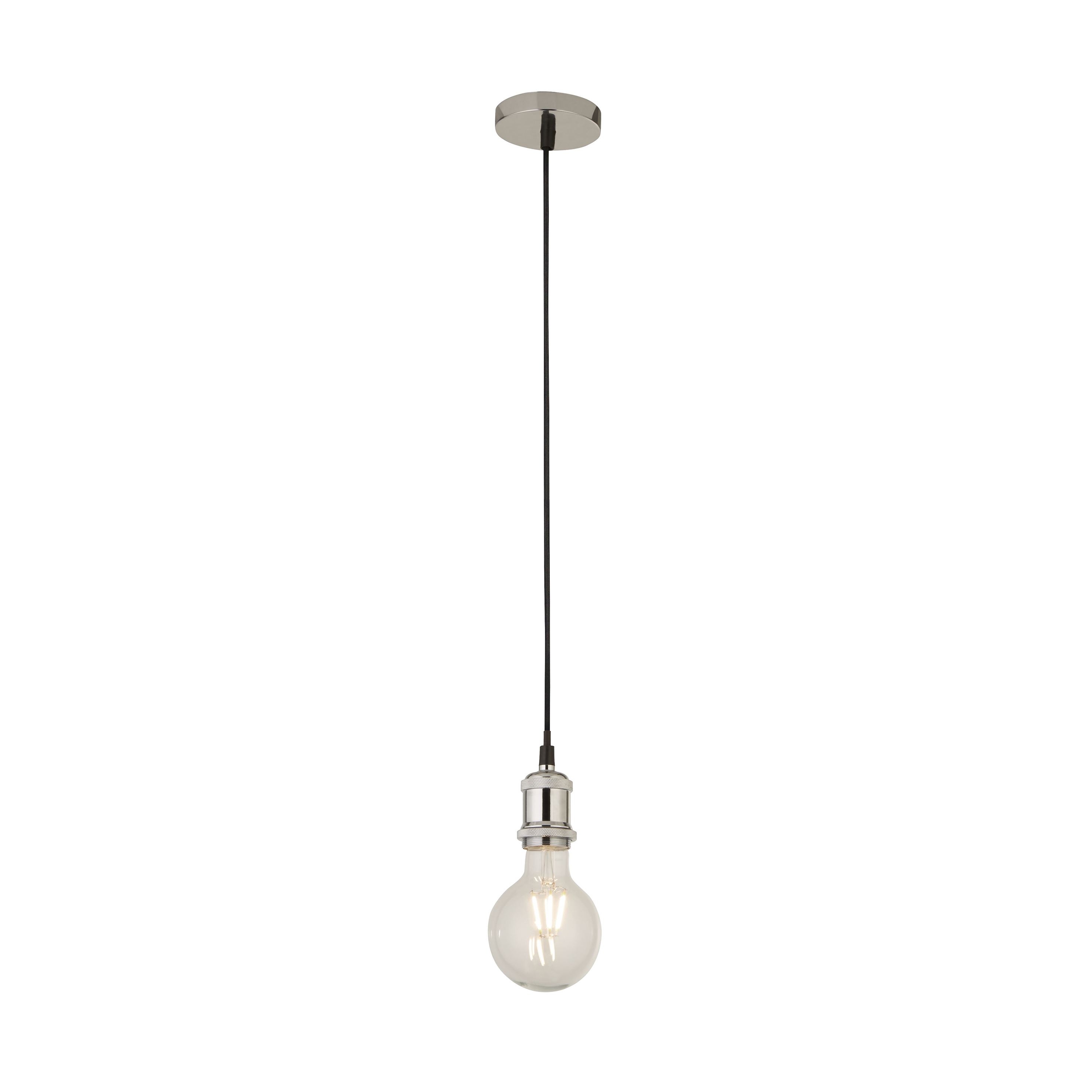 Searchlight Suspension - lampe suspendue - Ø 9,8 x - chrome