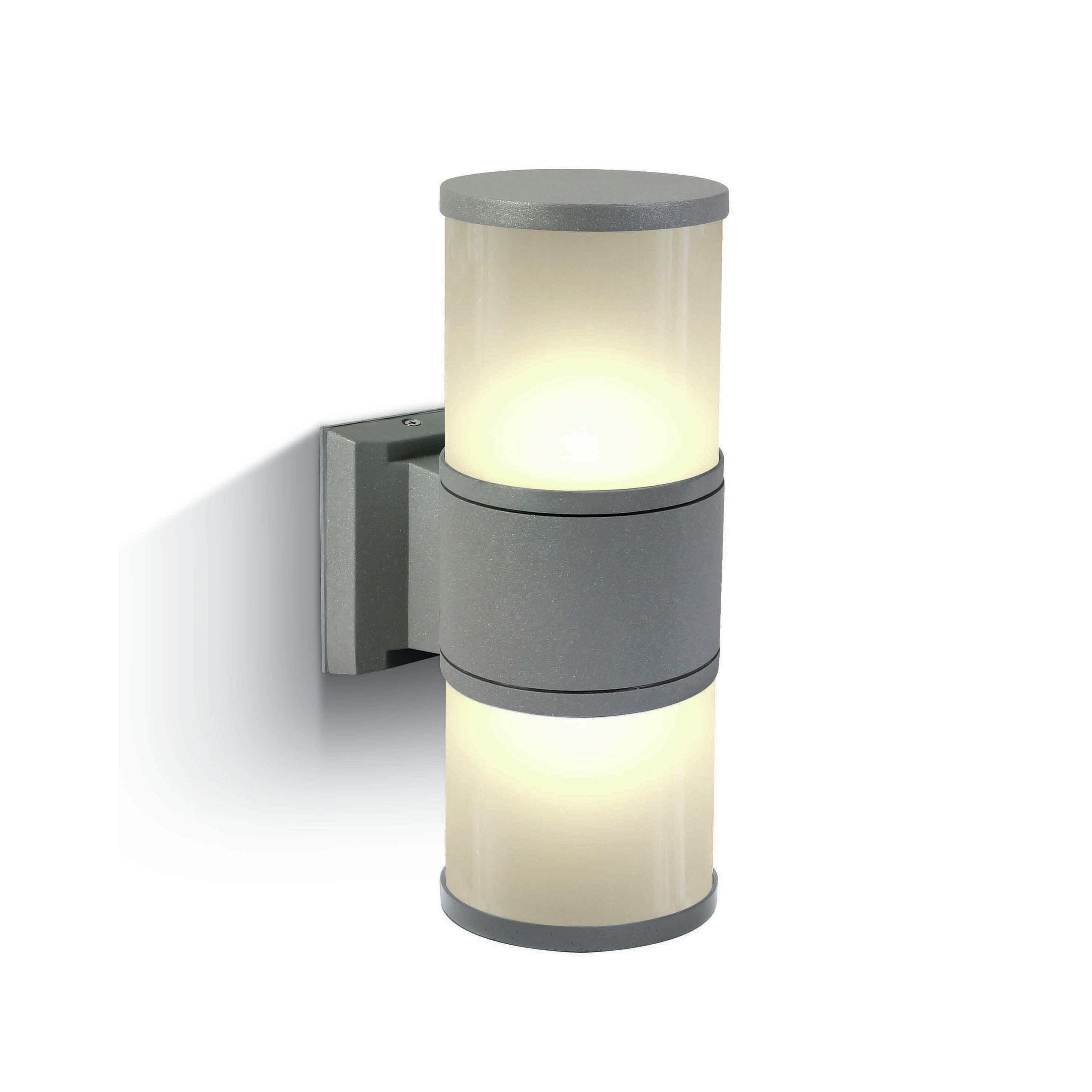 ONE Light E27 Tube Lights - appliques d"extérieur - 10,7 x - IP54 - gris