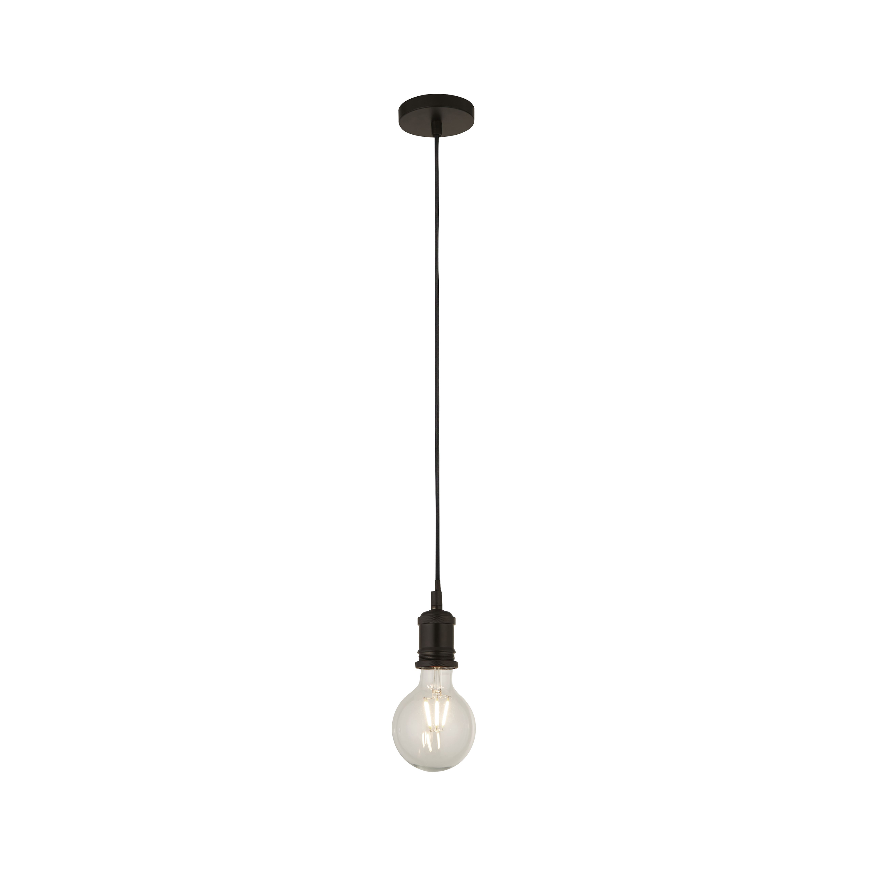 Searchlight Suspension - lampe suspendue - Ø 9,8 x - noir mat