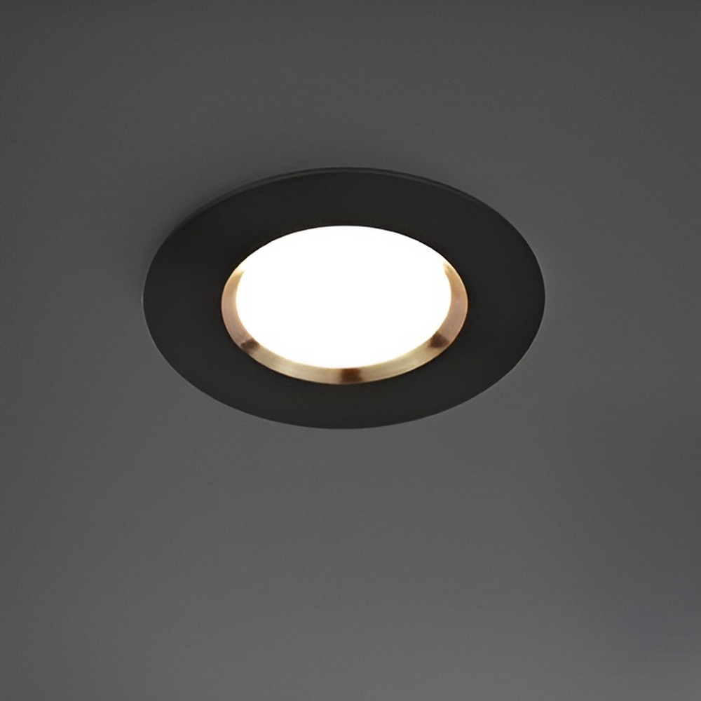 Nordlux Smart Dorado - spot encastré - éclairage intelligent - Ø 85 mm, Ø 72 mm encastré - 4,7W LED inclus - IP65 - noir