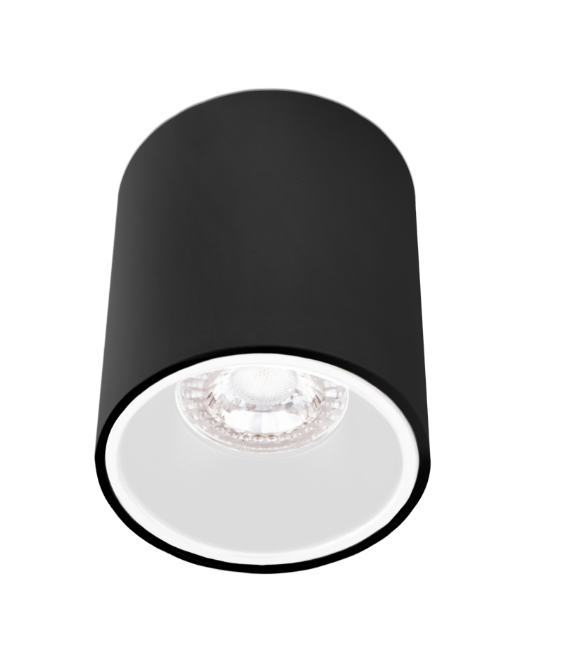 Century Italia Essenza - spot de construction 1L - Ø ,8 cm - blanc et noir
