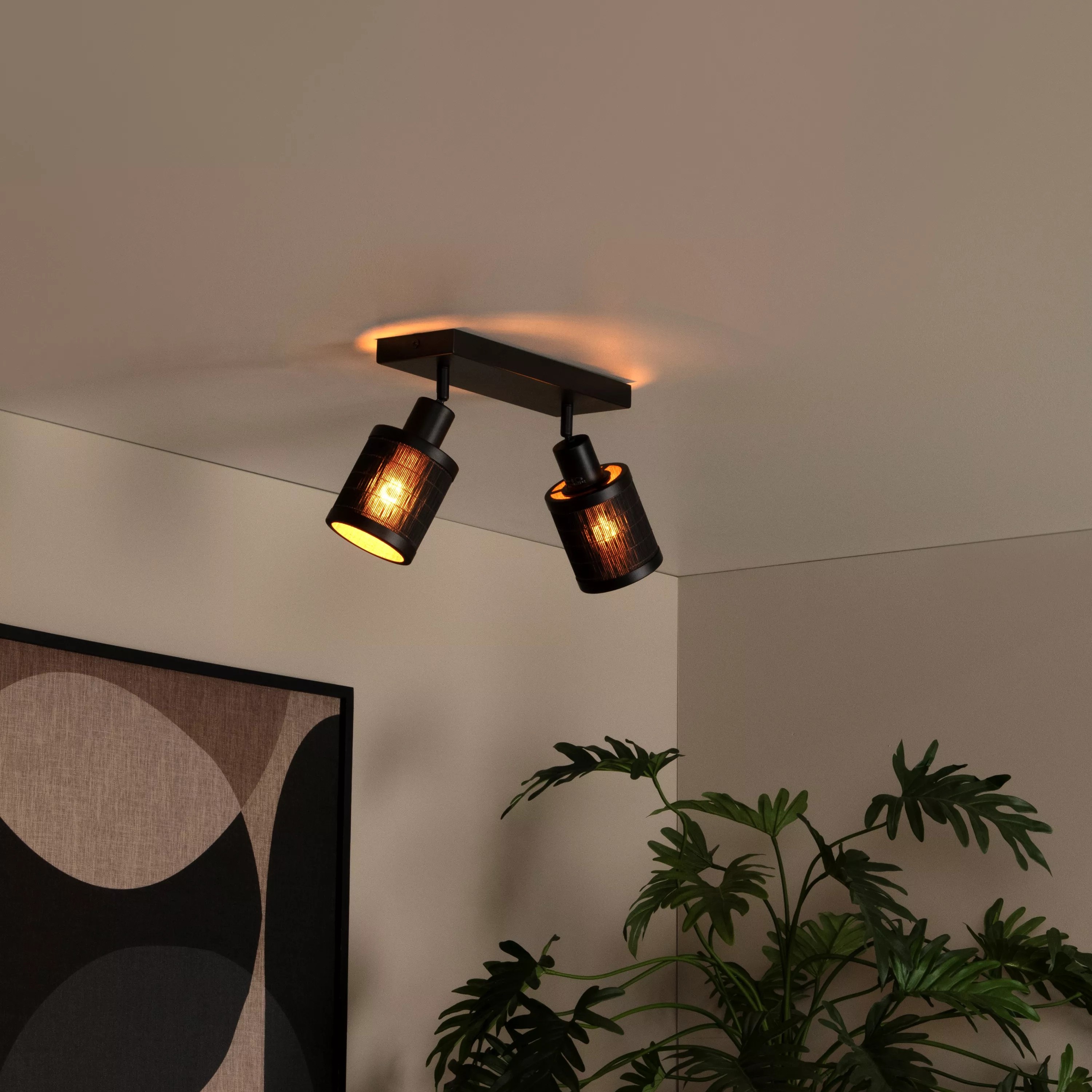 Lucide Tagalog - spot en saillie - x - noir