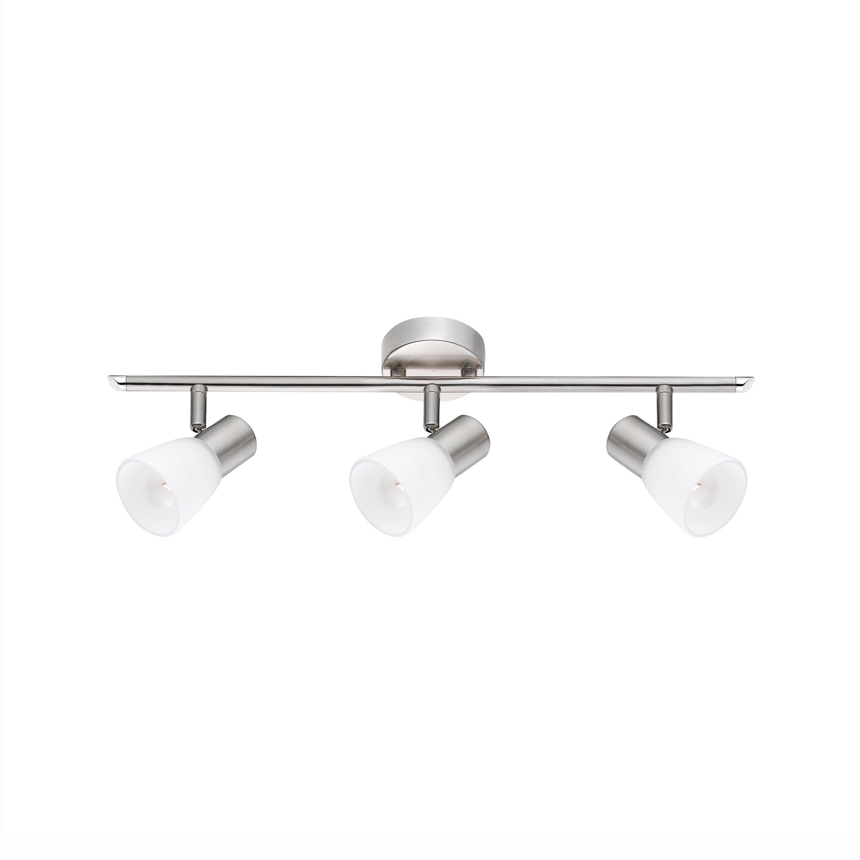 Nova Luce Publico - spot en saillie 3L - ,8 x 16,2 cm - nickel satiné
