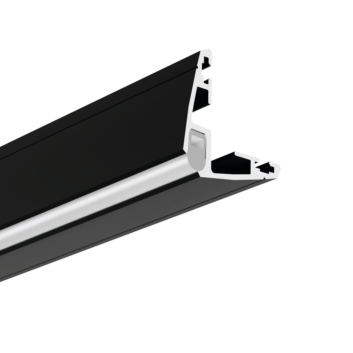 Klus Roger - Profilé LED d’angle - 3,1 x 3,1 cm - noir