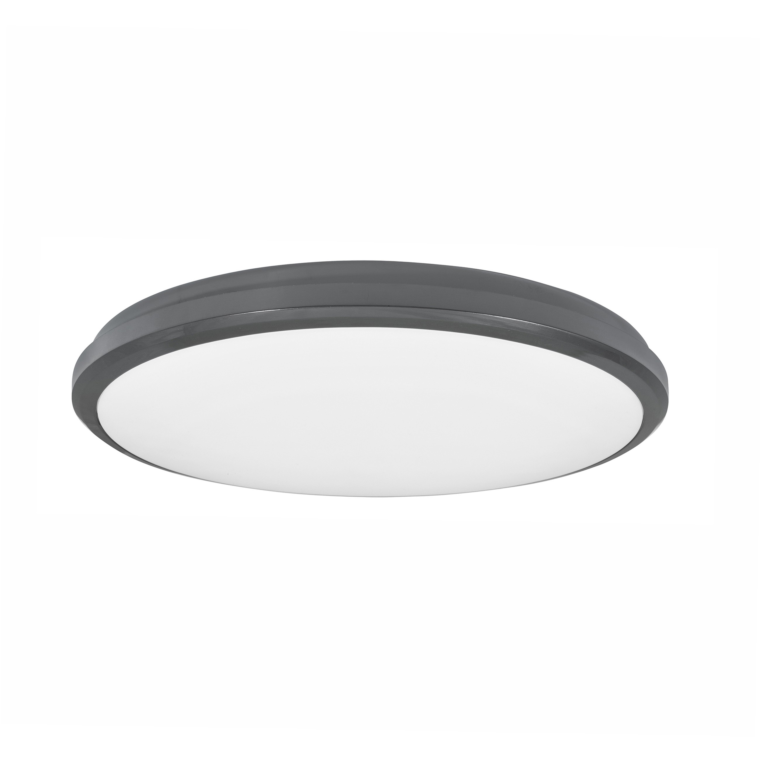 Nova Luce Tommy - plafonnier d"extérieur - Ø cm - 30W LED inclus - IP54 - gris foncé et blanc