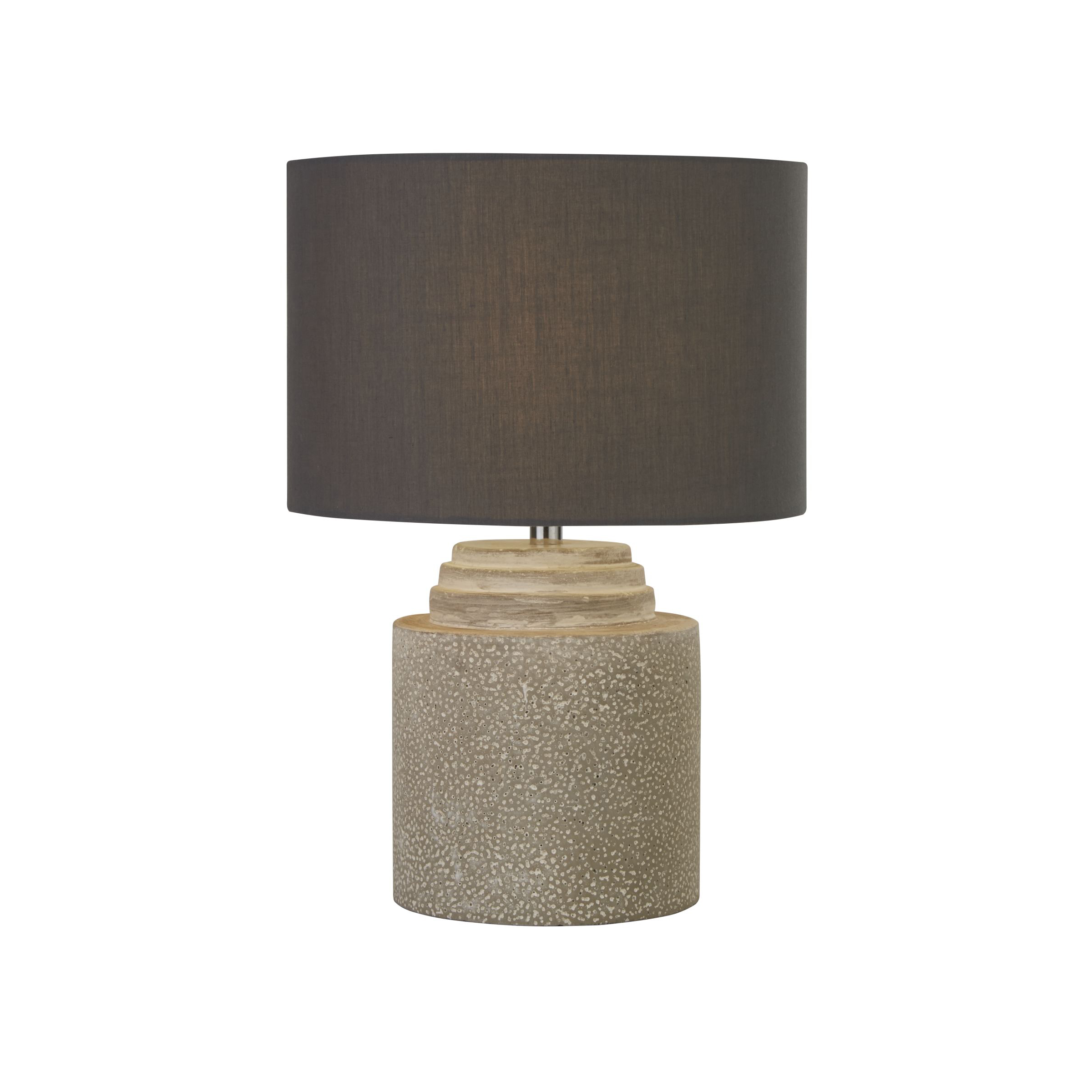 Searchlight Zara - lampe à poser - Ø cm - gris