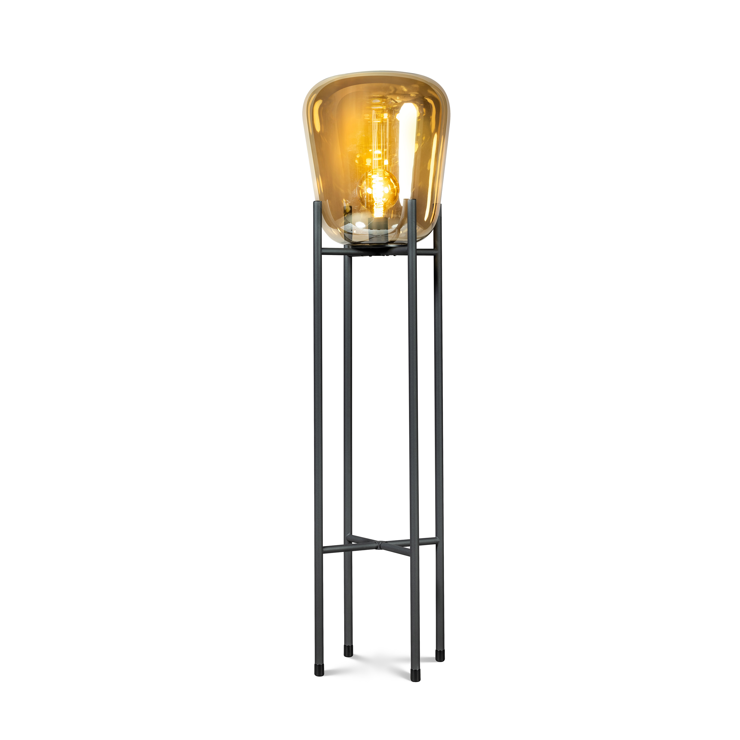 ETH Benn - lampadaire - Ø cm - noir et or
