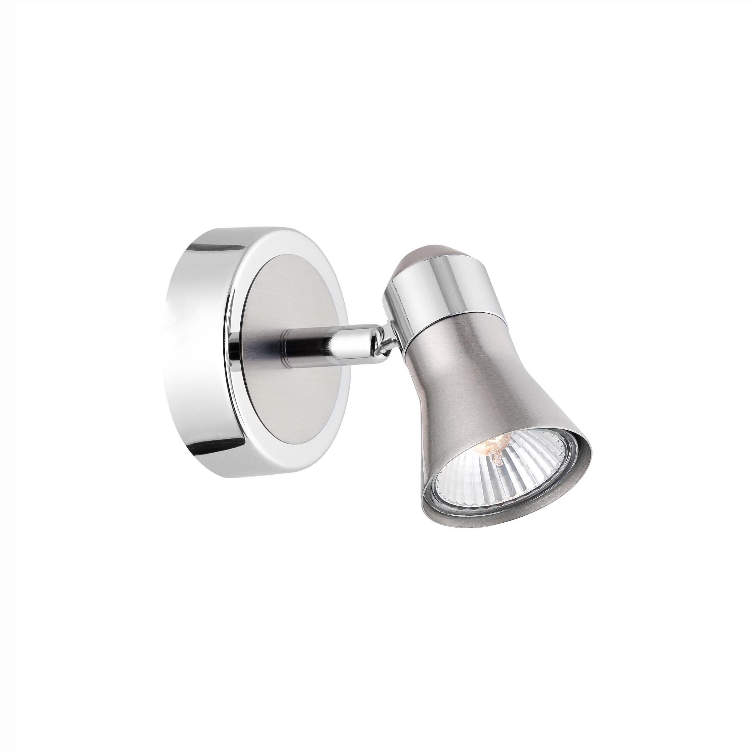 Nova Luce Galeria - spot en saillie - ,5 x - nickel satiné