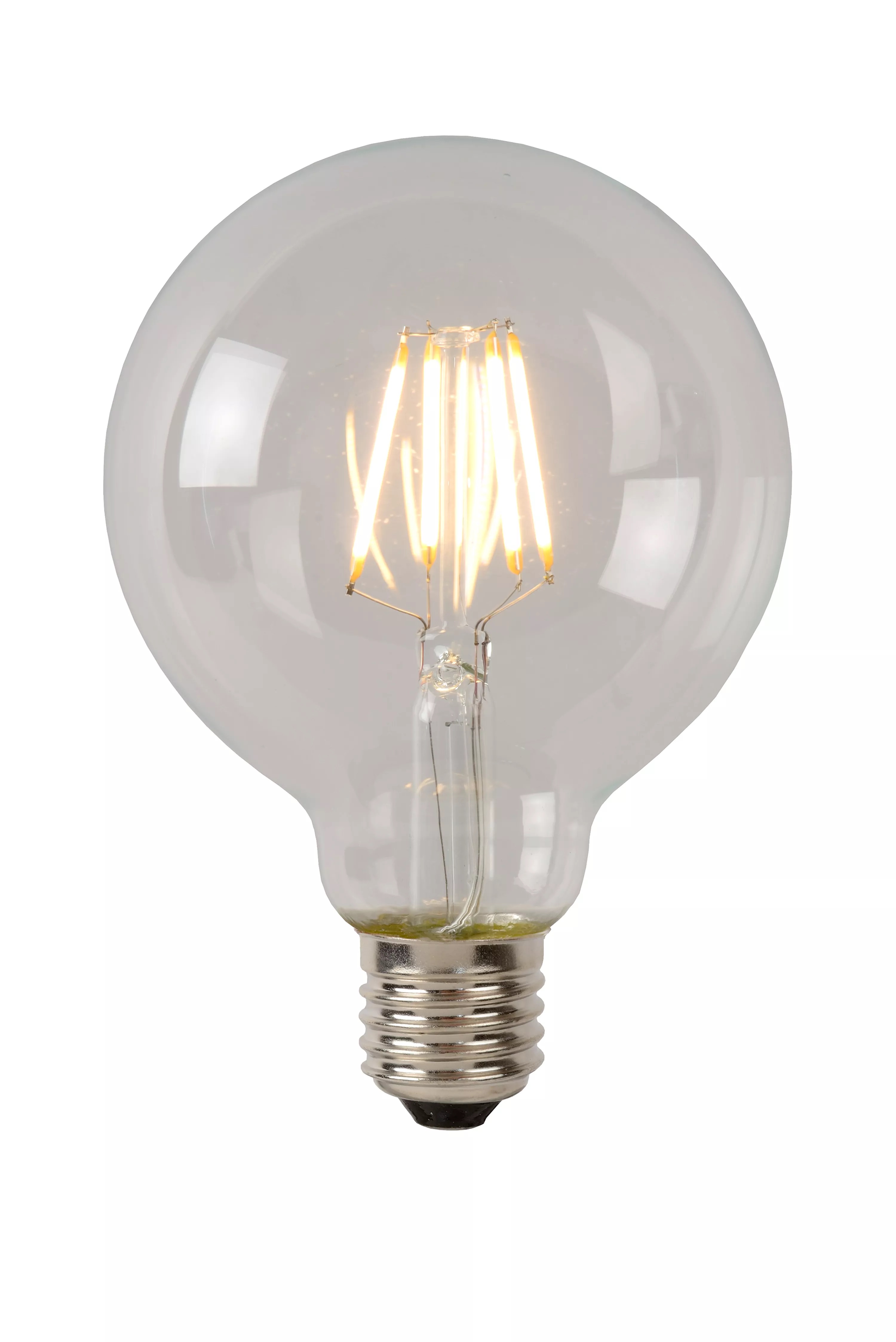Lucide Lampe à incandescence LED classe A - Ø ,2 cm - E27 - 7W non-dimmersible - 2700K - transparent
