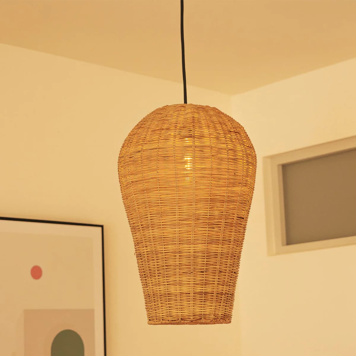 New Garden Saona 50 - lampe suspendue - Ø cm - rotin