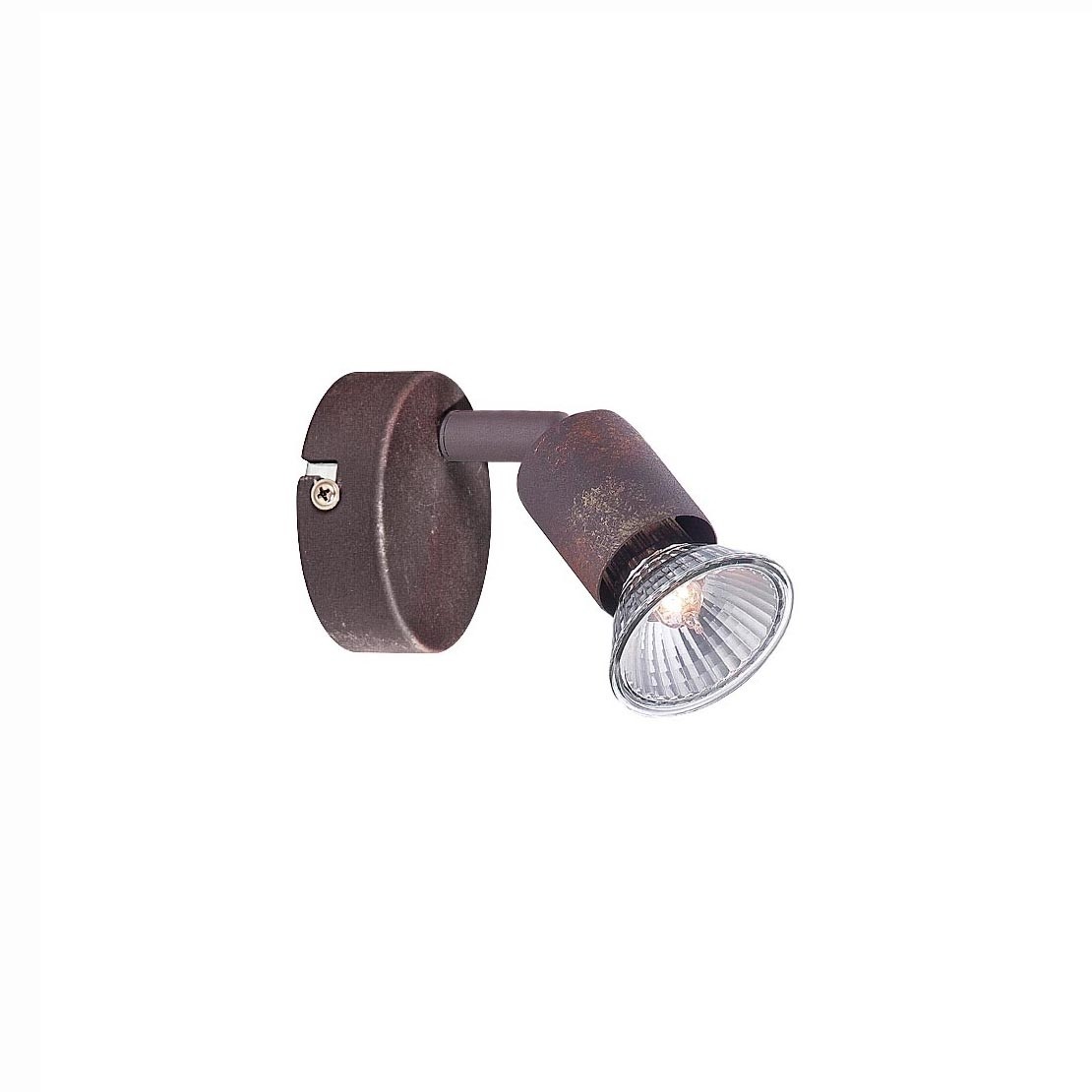 Nova Luce Base - spot en saillie - ,7 x 10,9 cm - rouille