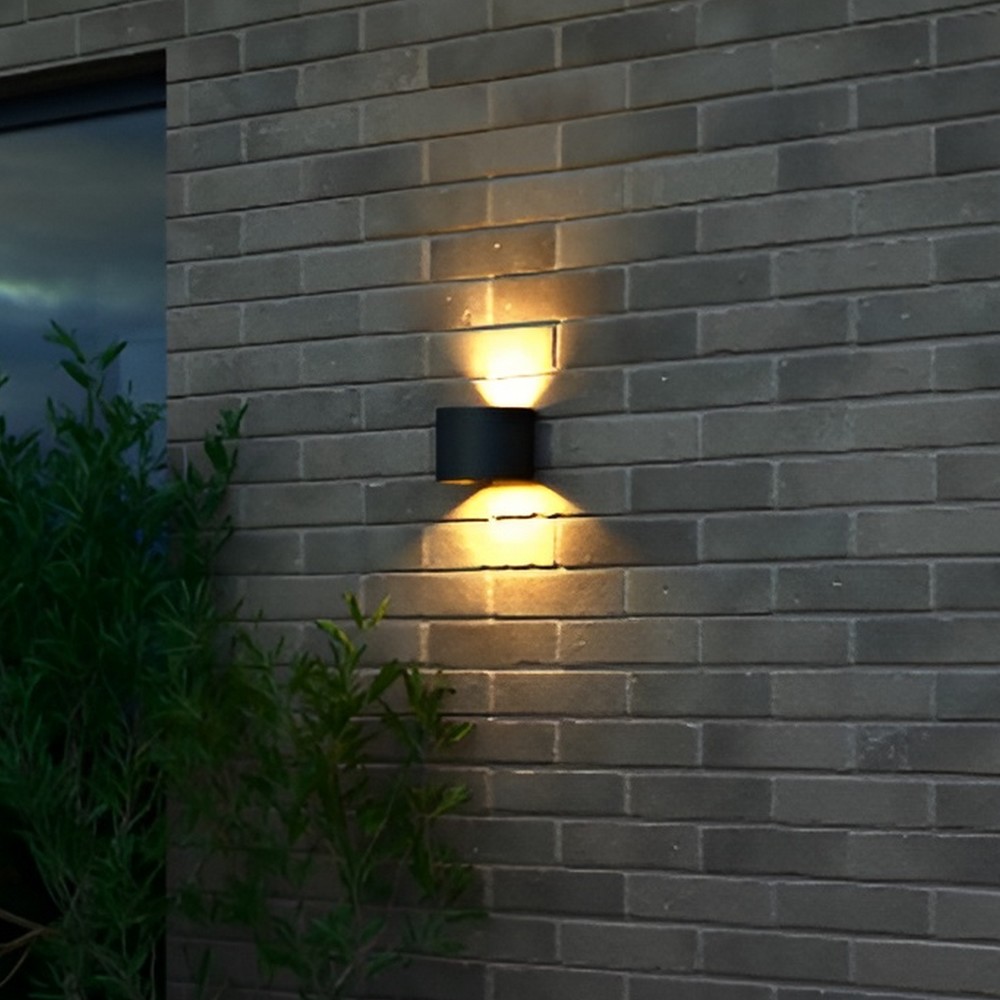 Nordlux Milda - applique d"extérieur avec 2 faisceaux réglables - 13,5 x 11,8 x - 4,9W LED inclus - IP44 - noir