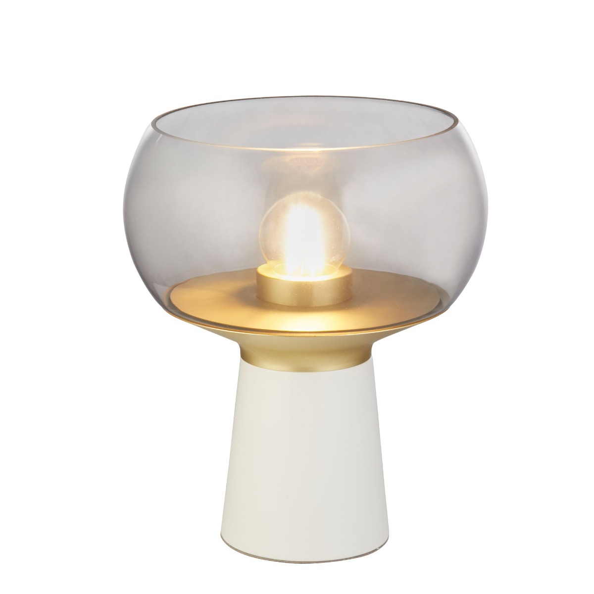 Searchlight Stephanie - lampe à poser - Ø cm - blanc