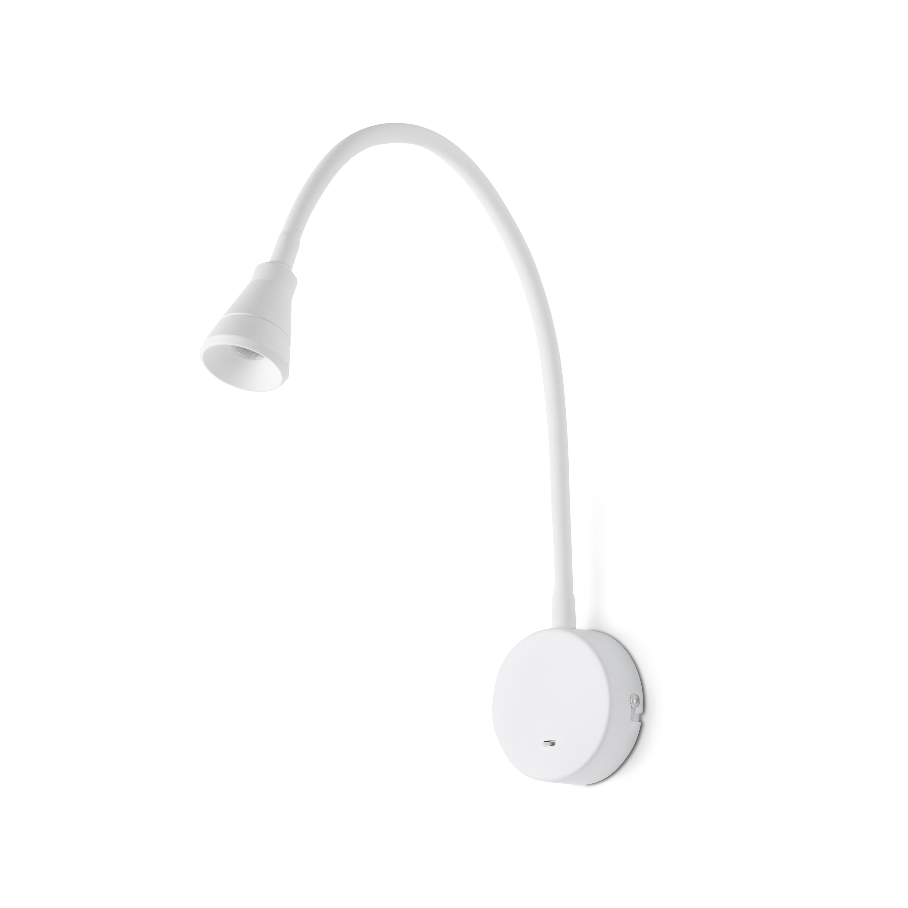 Faro Bell - applique murale avec interrupteur - x 4 cm - 3W LED inclus - blanc mat