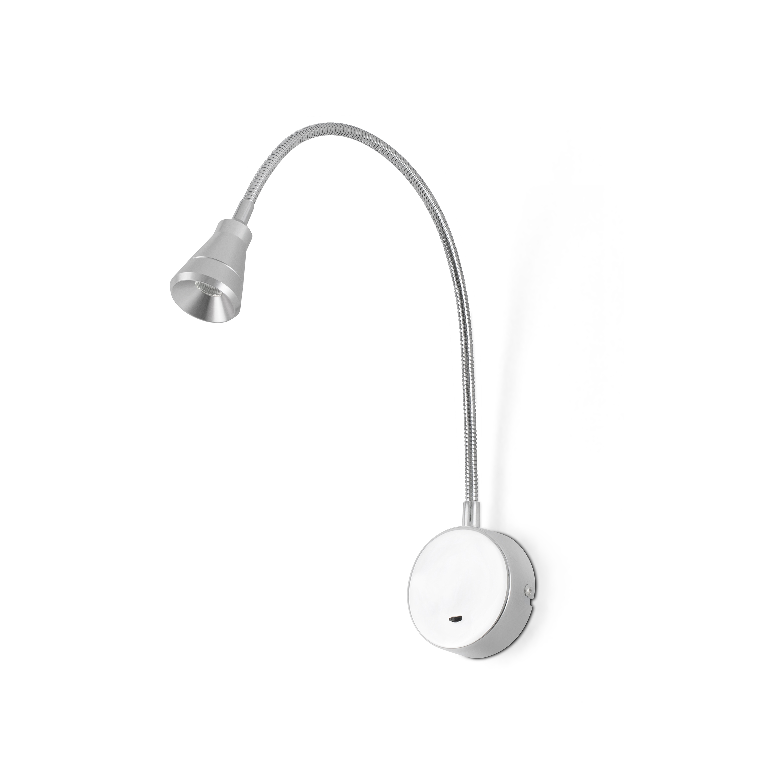 Faro Bel - applique murale avec interrupteur - x 4 cm - 3W LED inclus - chrome poli